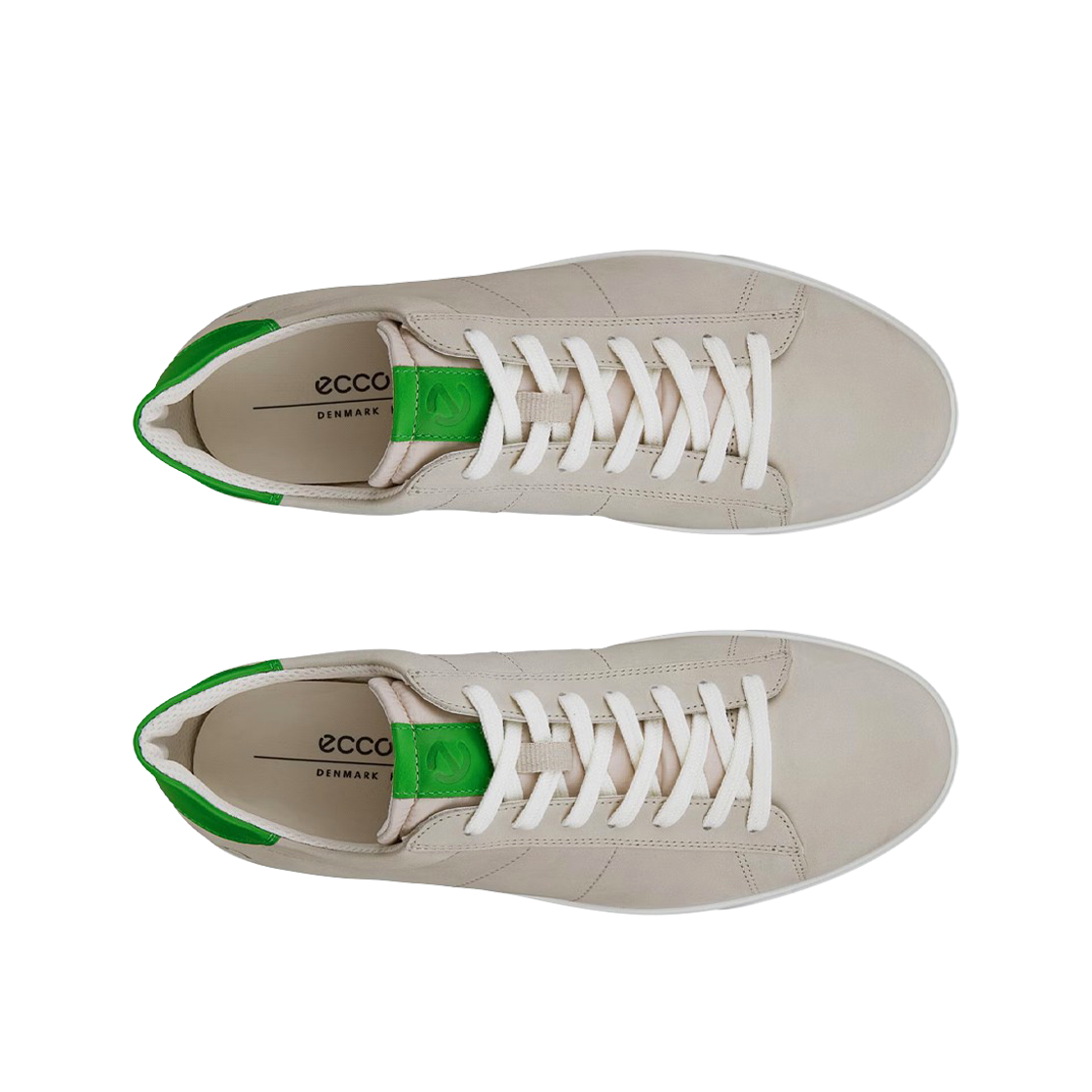 에코 스트리트 라이트 레아 누벅 트레이너 스니커즈 그레이(Ecco Street Lite Lea Nubuck Trainer Sneaker Grey) - 2