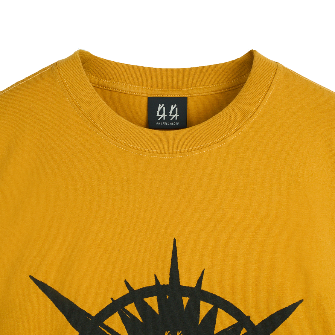 44 레이블 그룹 UV 티 옐로우 UV프로텍스 블랙 - 25SS(44 Label Group UV Tee Yellow UVprotex Black - 25SS) - 3