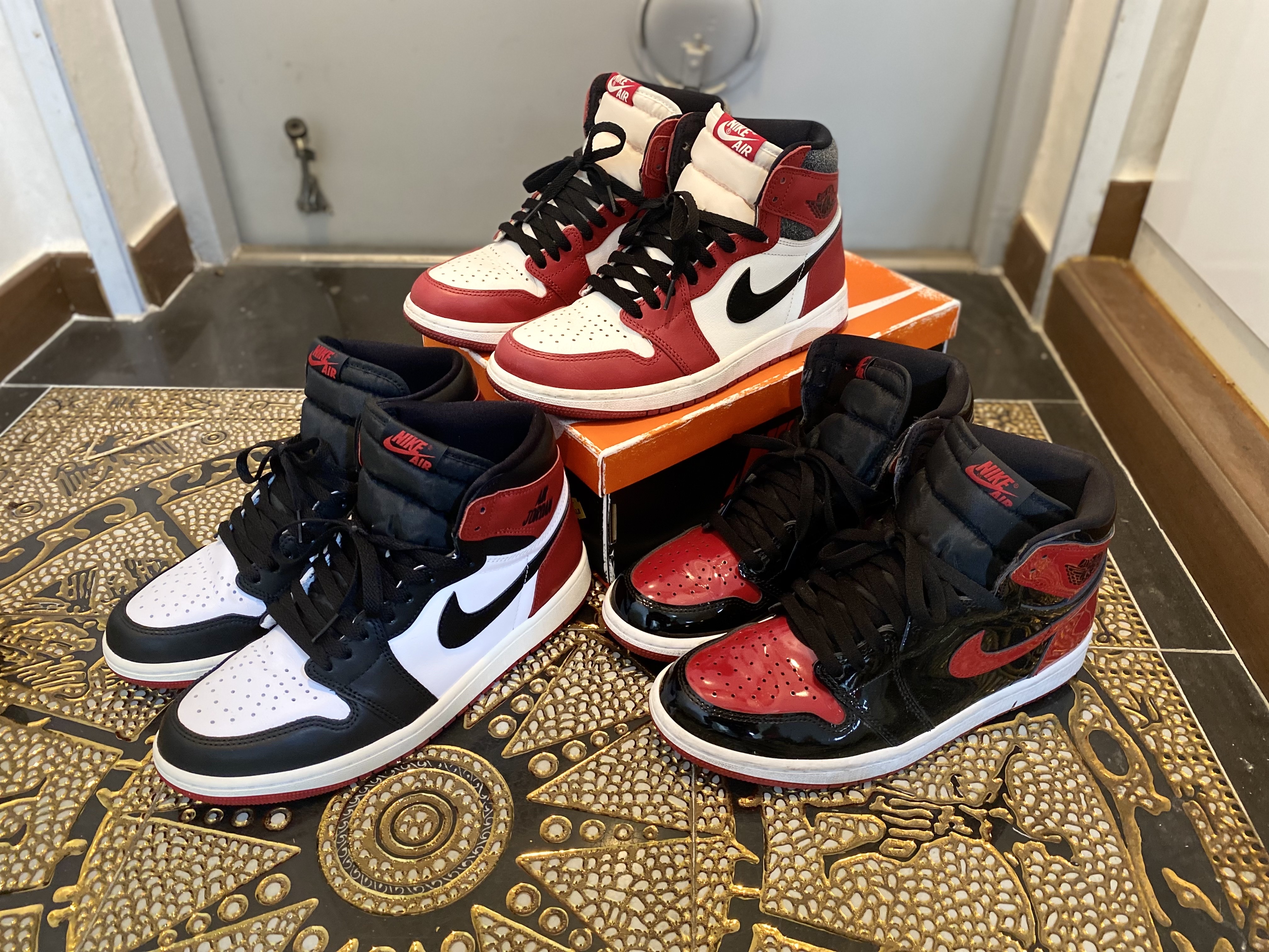 Jordan 1 Retro High OG Black Toe, Jordan 1 Retro High OG Chicago 2022 착용 스타일