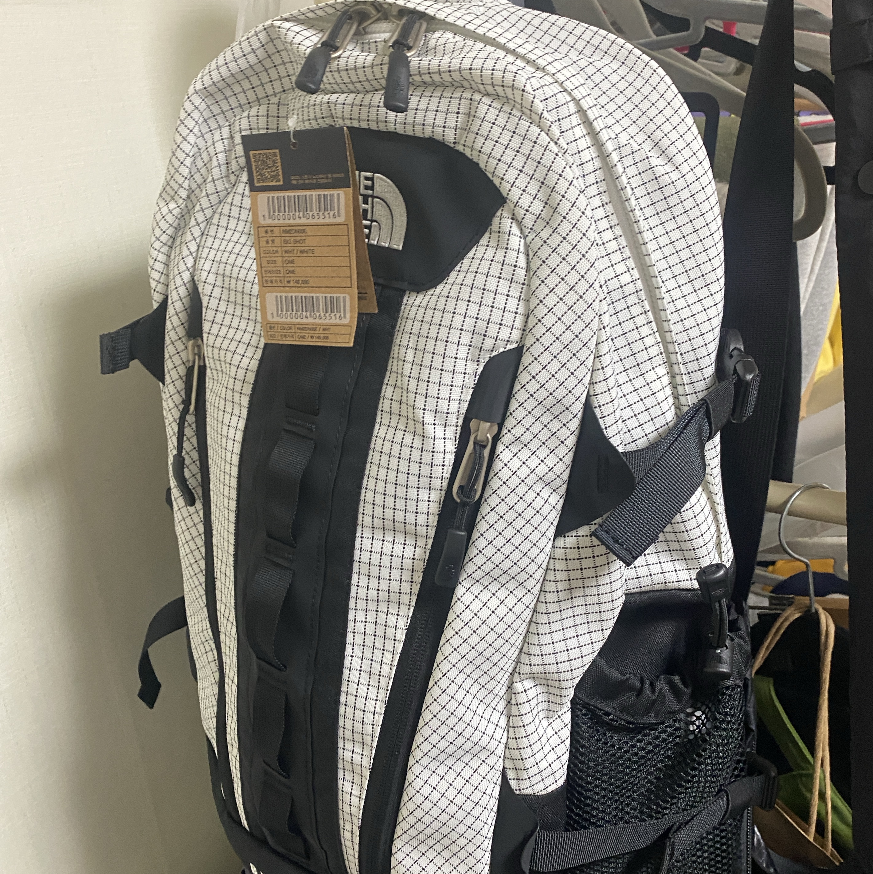 The North Face Big Shot White 착용 스타일 - 3