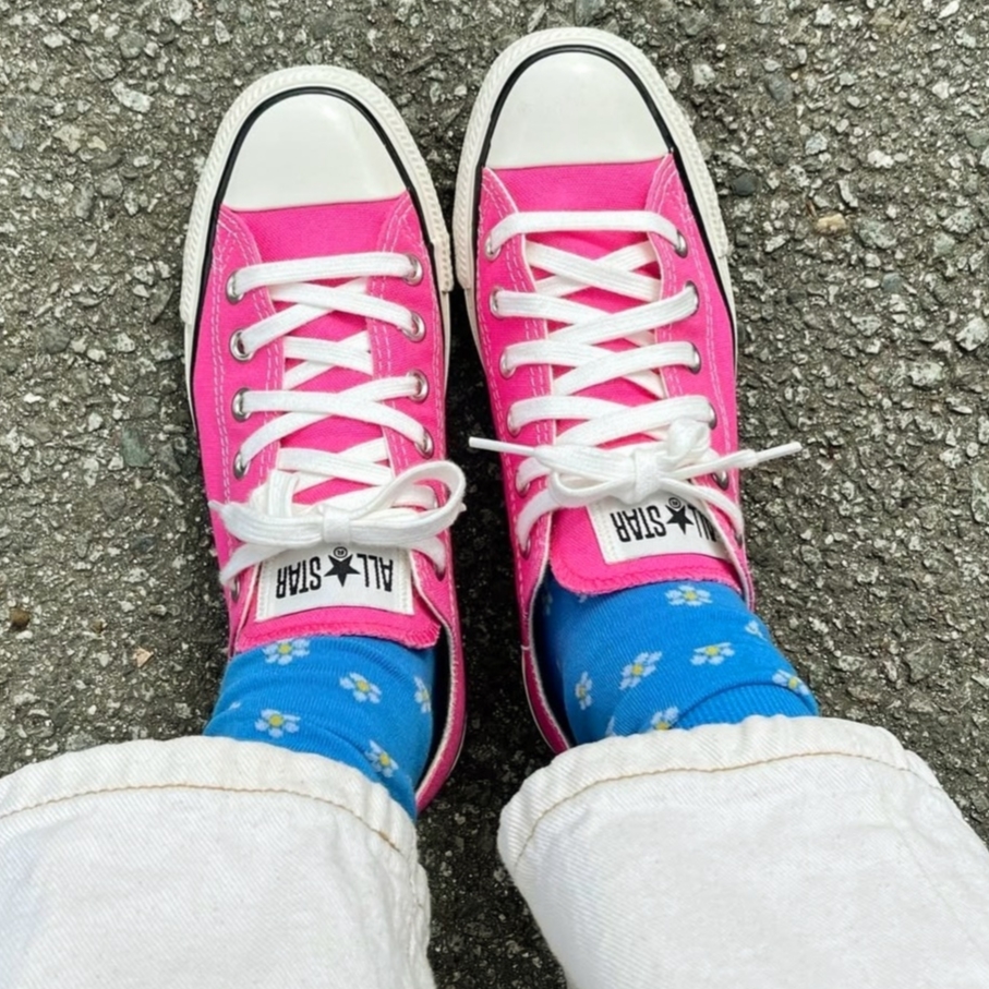 Converse Chuck Taylor All Star Ox Hyper Pink 착용 스타일