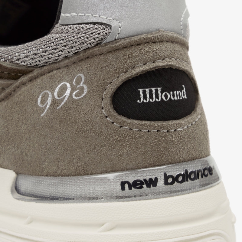 New Balance x JJJJound 993 Made in USA Mushroom White 착용 스타일 - 10