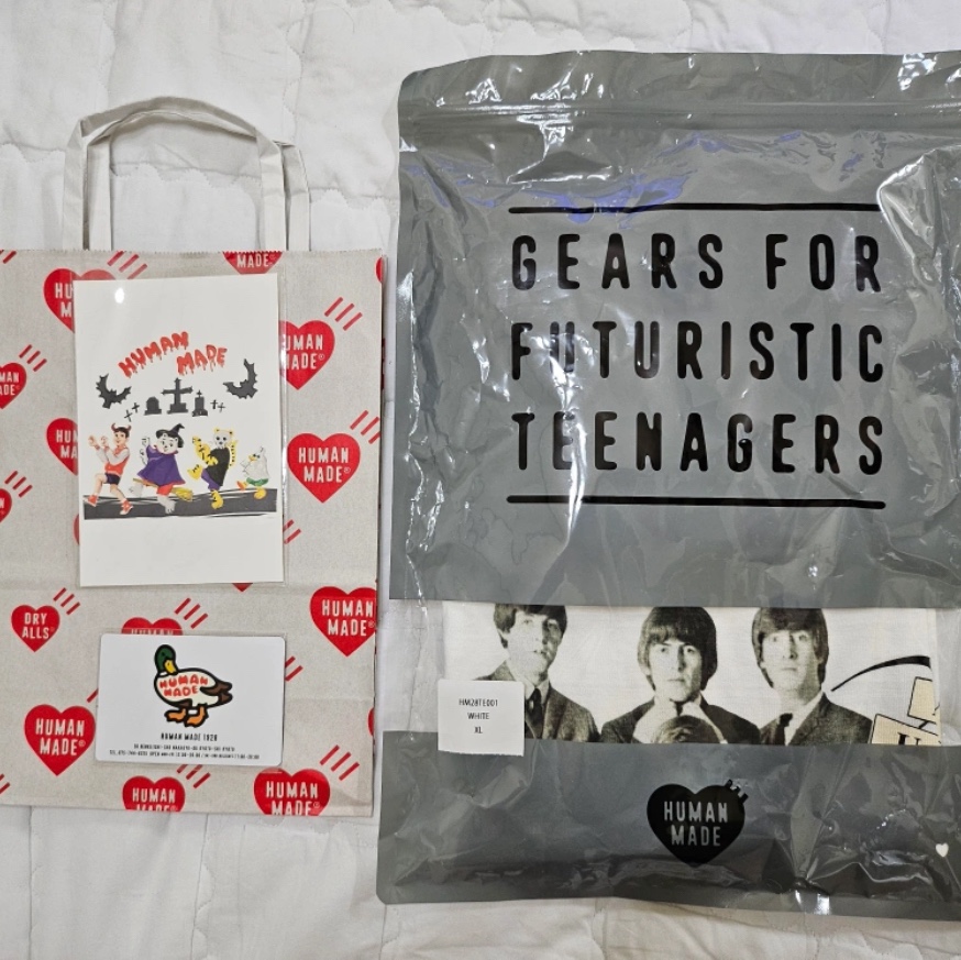 Human Made Beatles T-Shirt White 착용 스타일