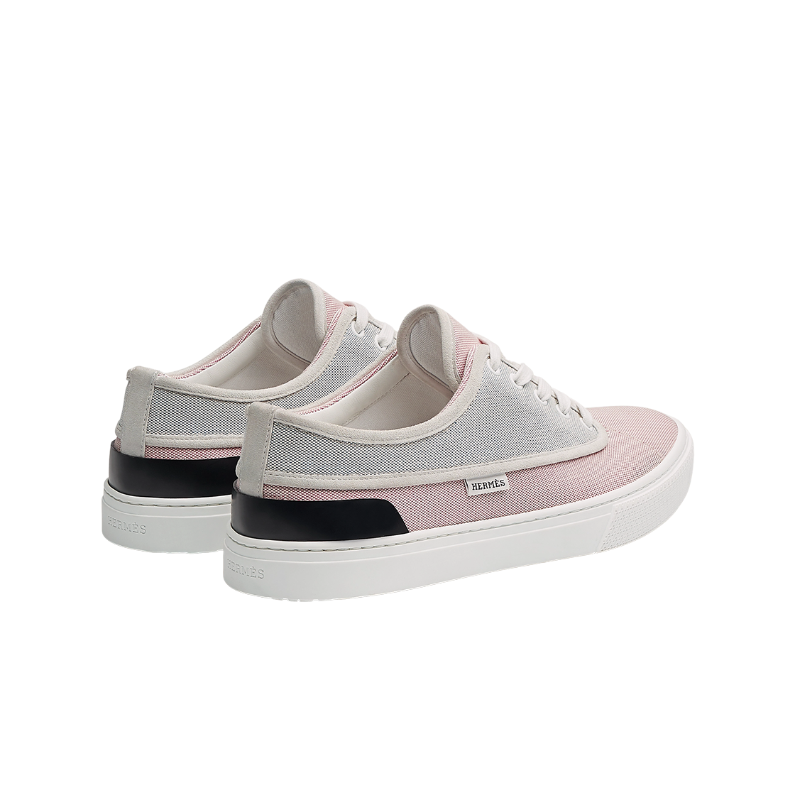 에르메스 엔비 스니커즈 H 캔버스 스웨이드 고트스킨 & 블루 프랑브아즈 블랑(Hermes Envy Sneakers H Canvas Suede Goatskin & Bleu Framboise Blanc) - 3
