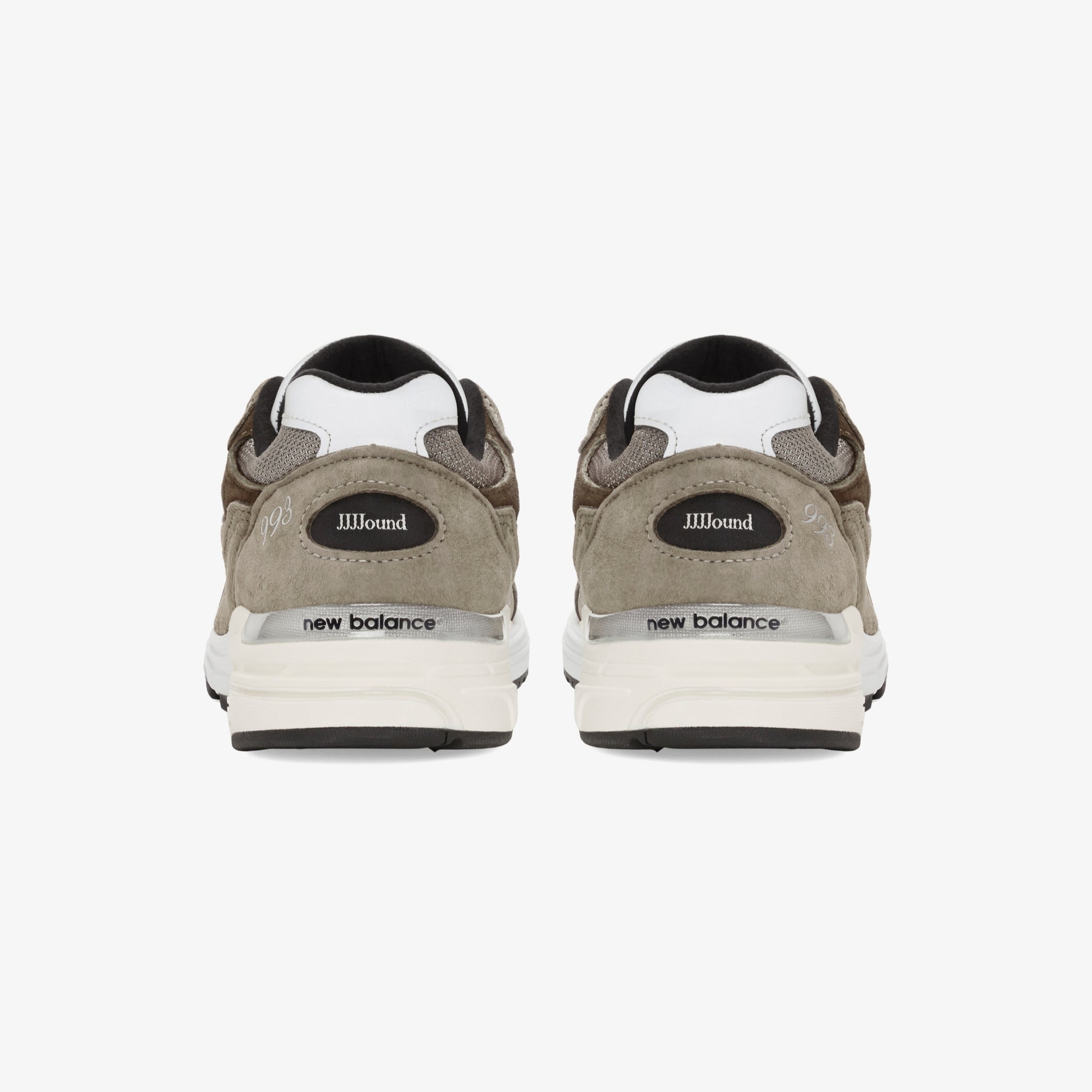 New Balance x JJJJound 993 Made in USA Mushroom White 착용 스타일 - 6