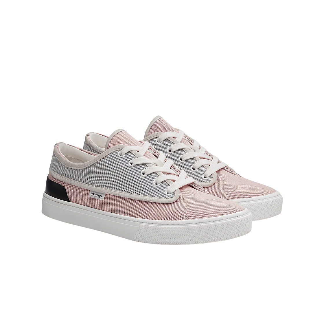 에르메스 엔비 스니커즈 H 캔버스 스웨이드 고트스킨 & 블루 프랑브아즈 블랑(Hermes Envy Sneakers H Canvas Suede Goatskin & Bleu Framboise Blanc) - 2