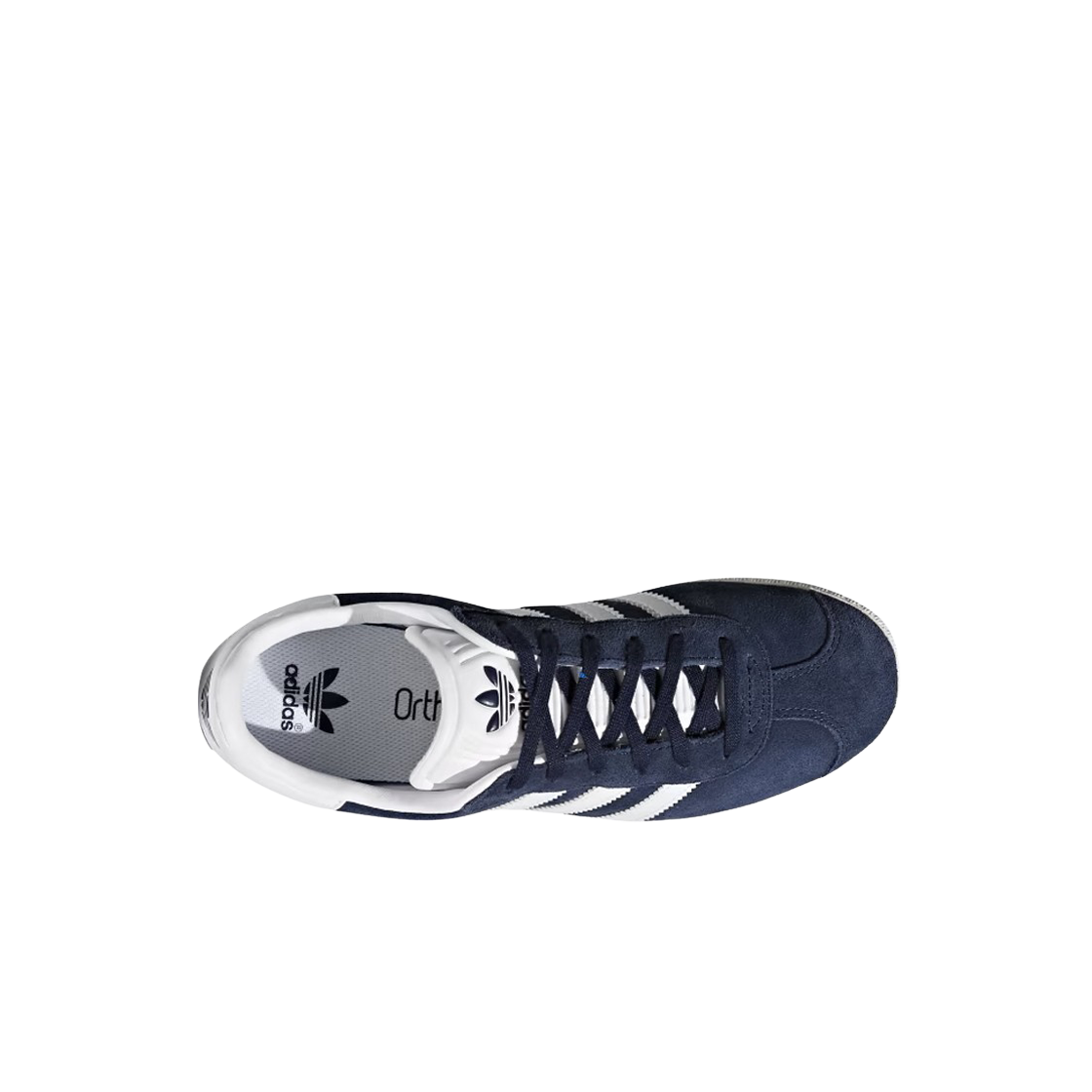 (키즈) 아디다스 가젤 컬리지에이트 네이비 클라우드 화이트((Kids) Adidas Gazelle Collegiate Navy Cloud White) - 2