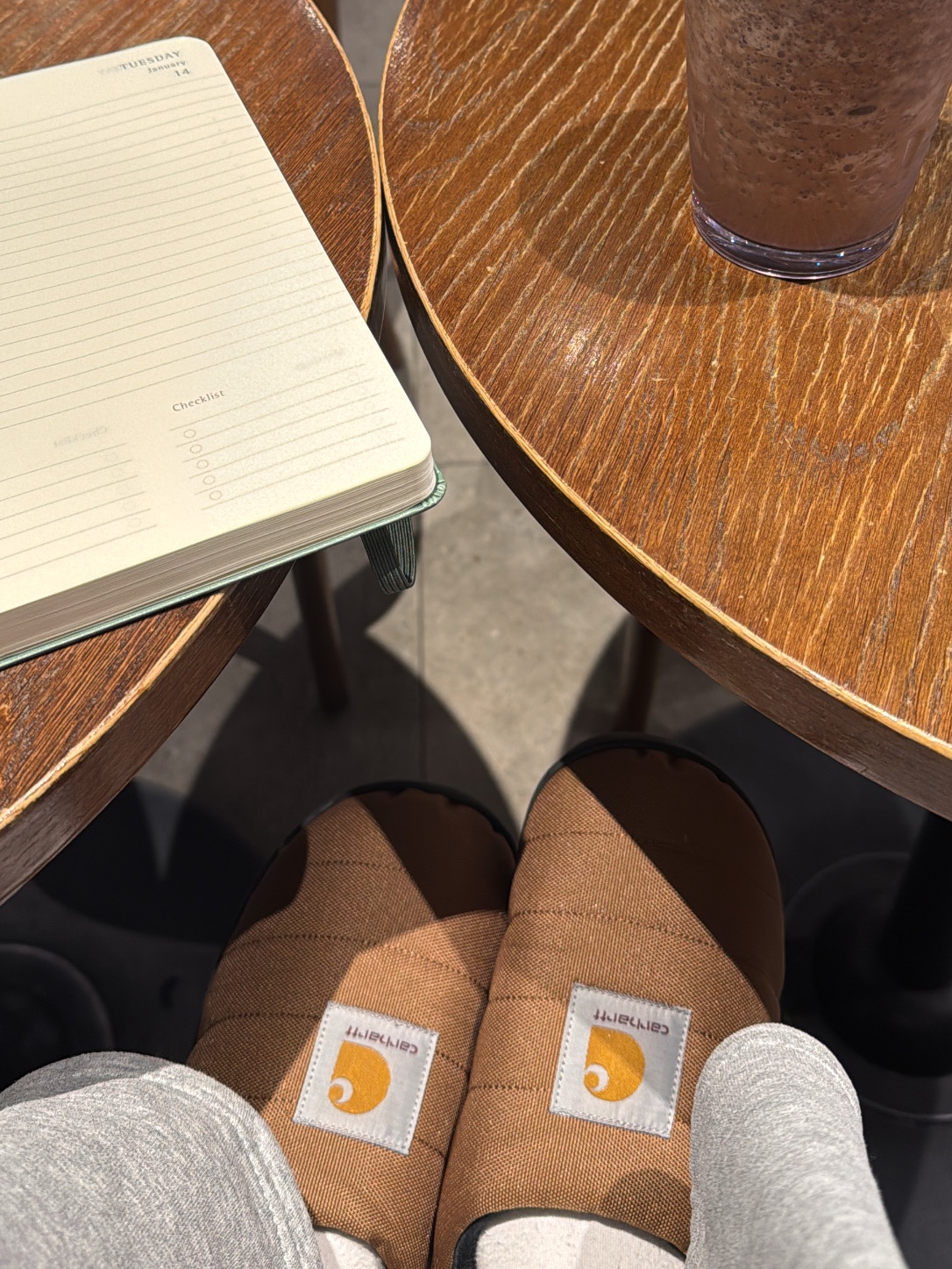 Subu x Carhartt WIP Cordura Sandal Hamilton Brown 착용 스타일