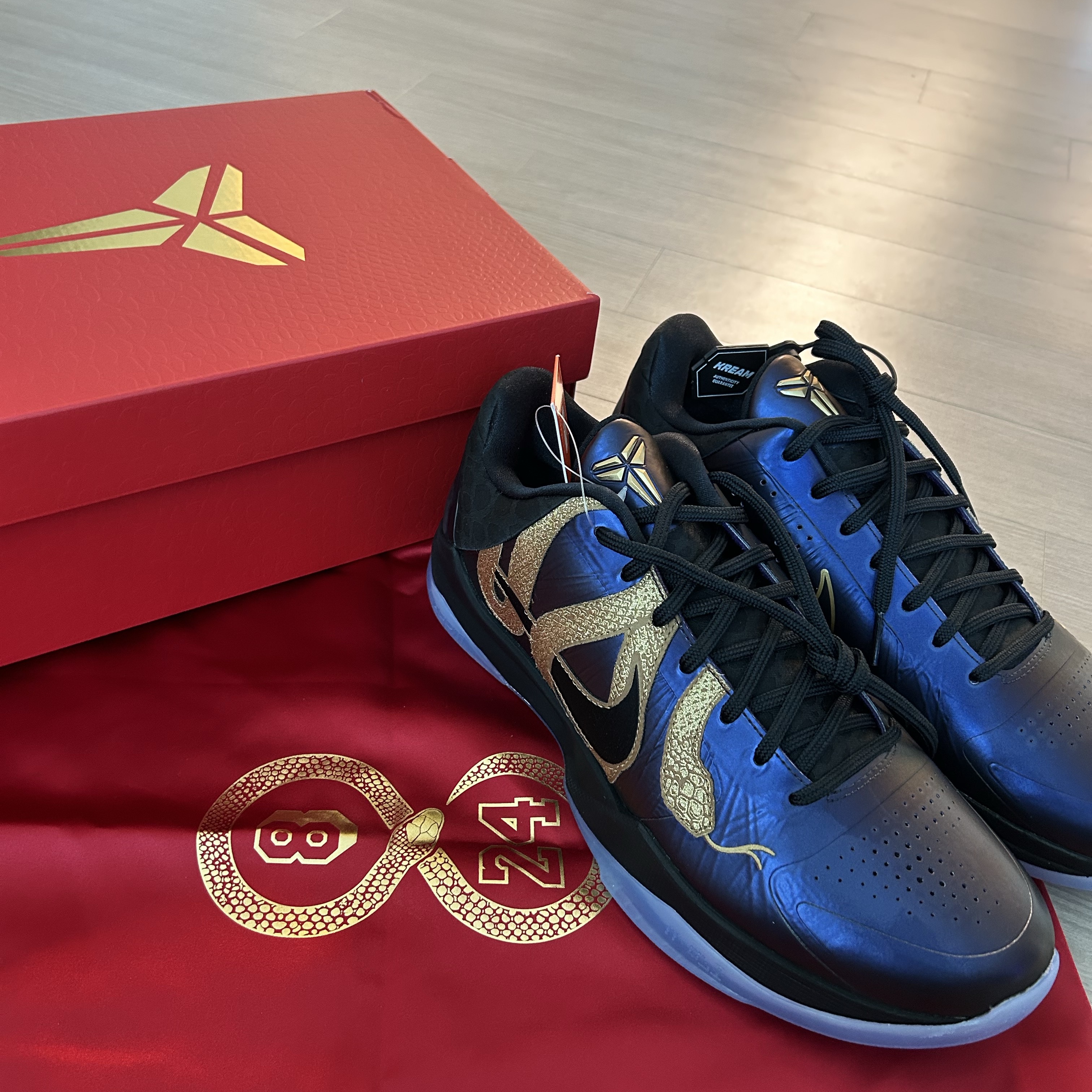 Nike Kobe 5 Protro Year of the Mamba Eggplant 착용 스타일