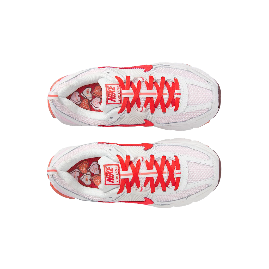 (GS) 나이키 줌 보메로 5 밸런타인데이 서밋 화이트 핑크 폼((GS) Nike Zoom Vomero 5 Valentine's Day Summit White Pink Foam) - 2