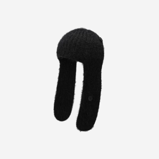 GT24WINTER14 BK The Greatest Button Muffler Beanie Black