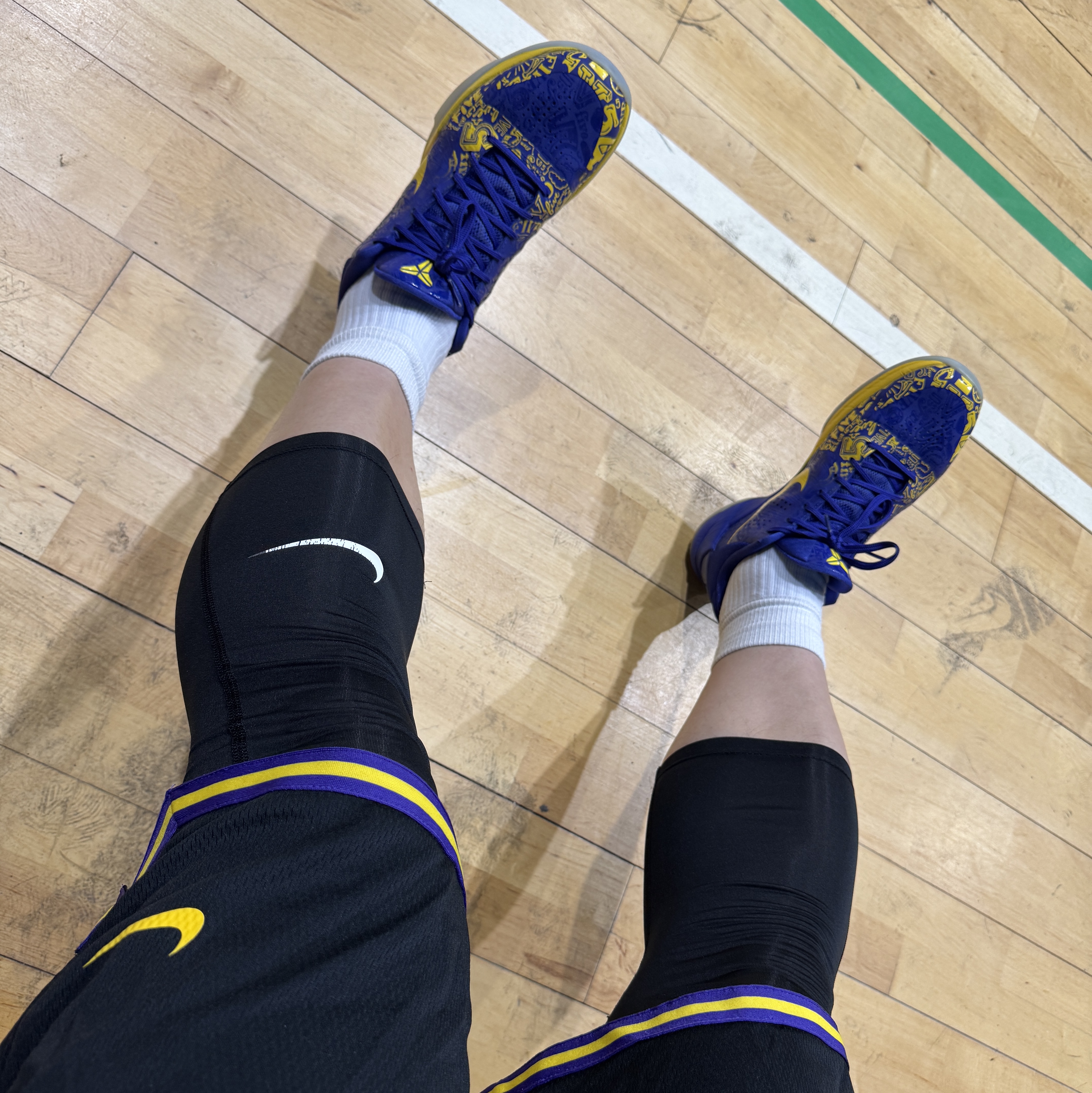Nike Kobe 5 Protro 5 Rings 착용 스타일