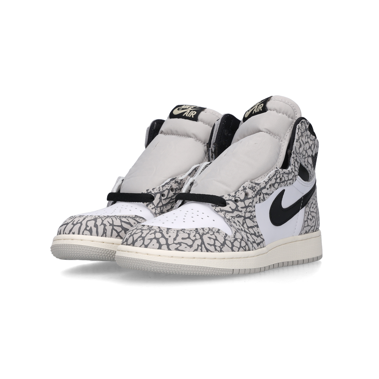 (GS) Jordan 1 Retro High White Cement