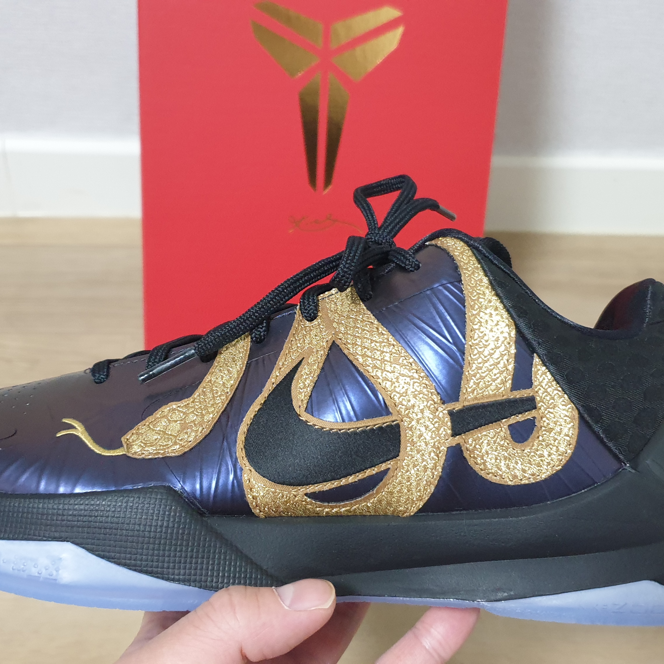 Nike Kobe 5 Protro Year of the Mamba Eggplant 착용 스타일 - 3