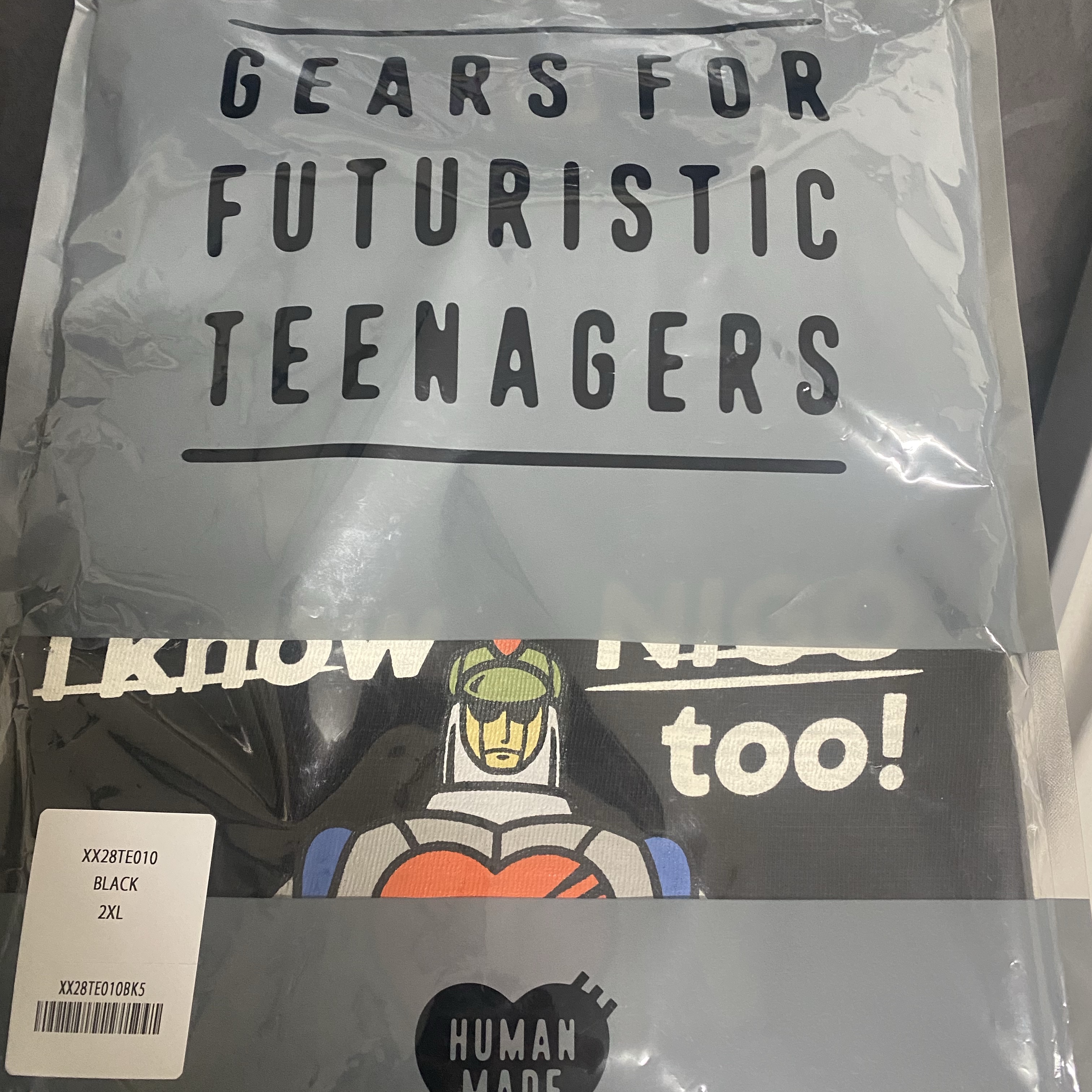 Human Made x I Know Nigo Too Graphic T-Shirt Black 착용 스타일