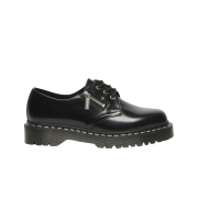 Dr. Martens 1461 Zip Bex White Stitch 3 Hole Black