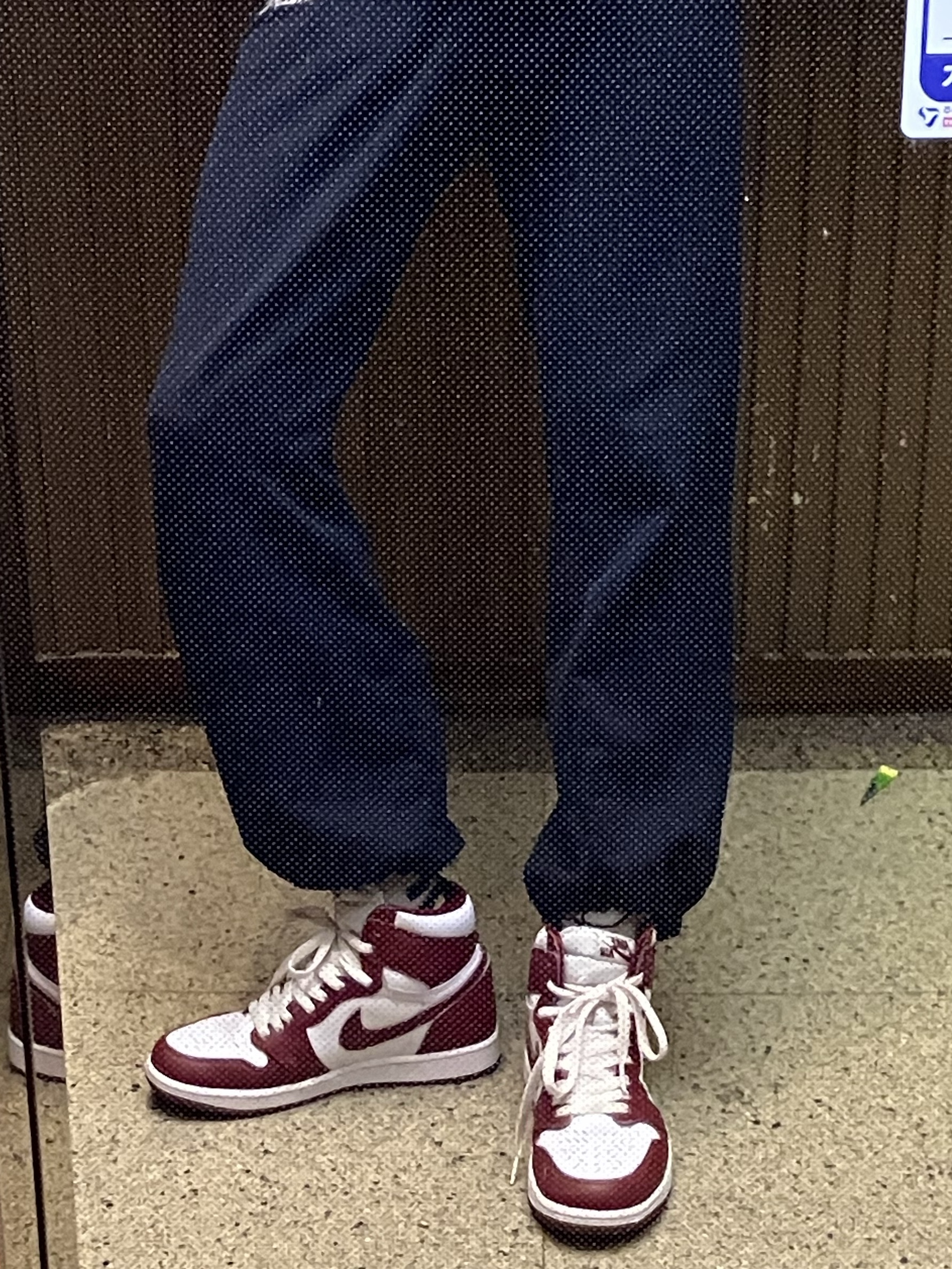 Jordan 1 Retro High OG Artisanal Red 착용 스타일 - 5
