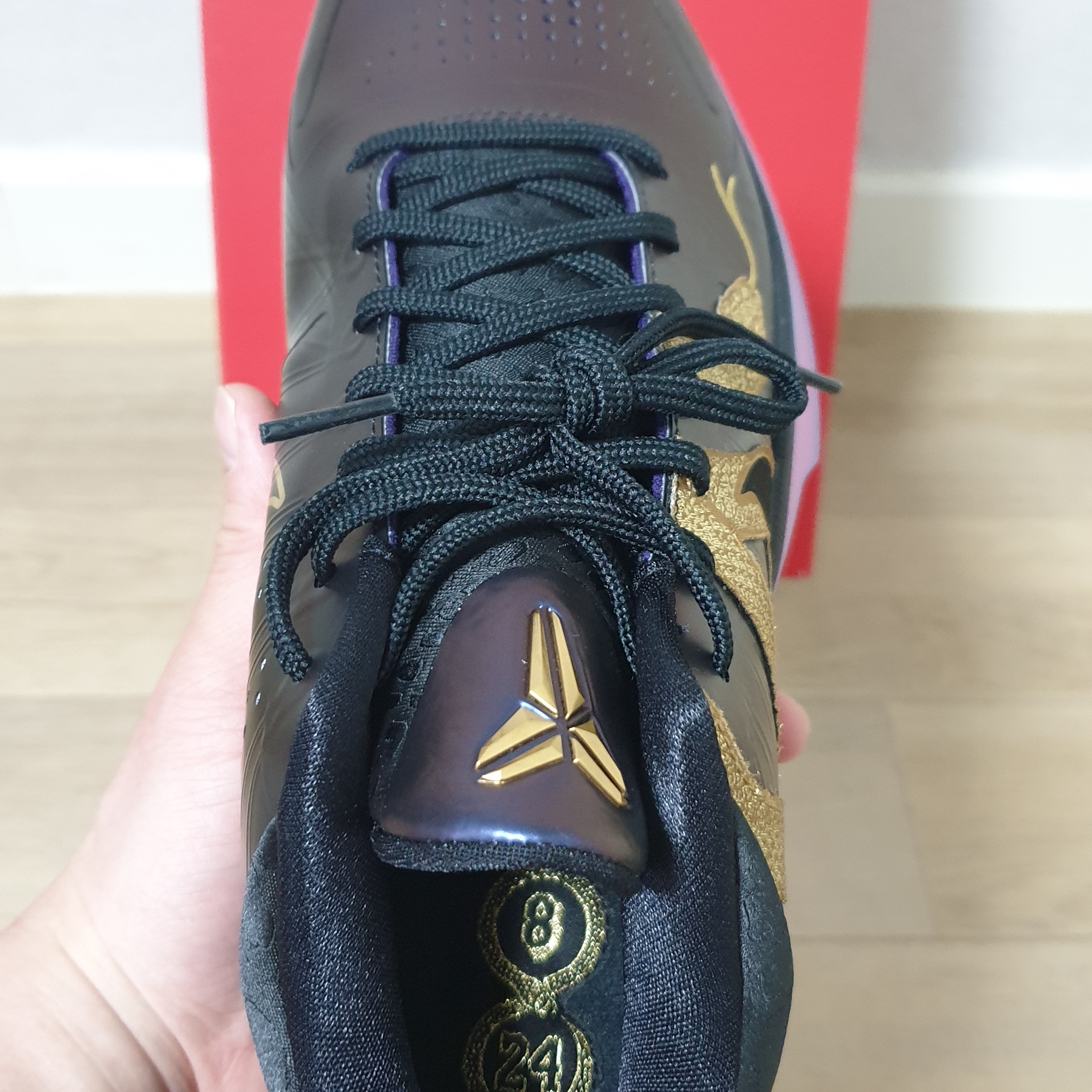 Nike Kobe 5 Protro Year of the Mamba Eggplant 착용 스타일 - 4