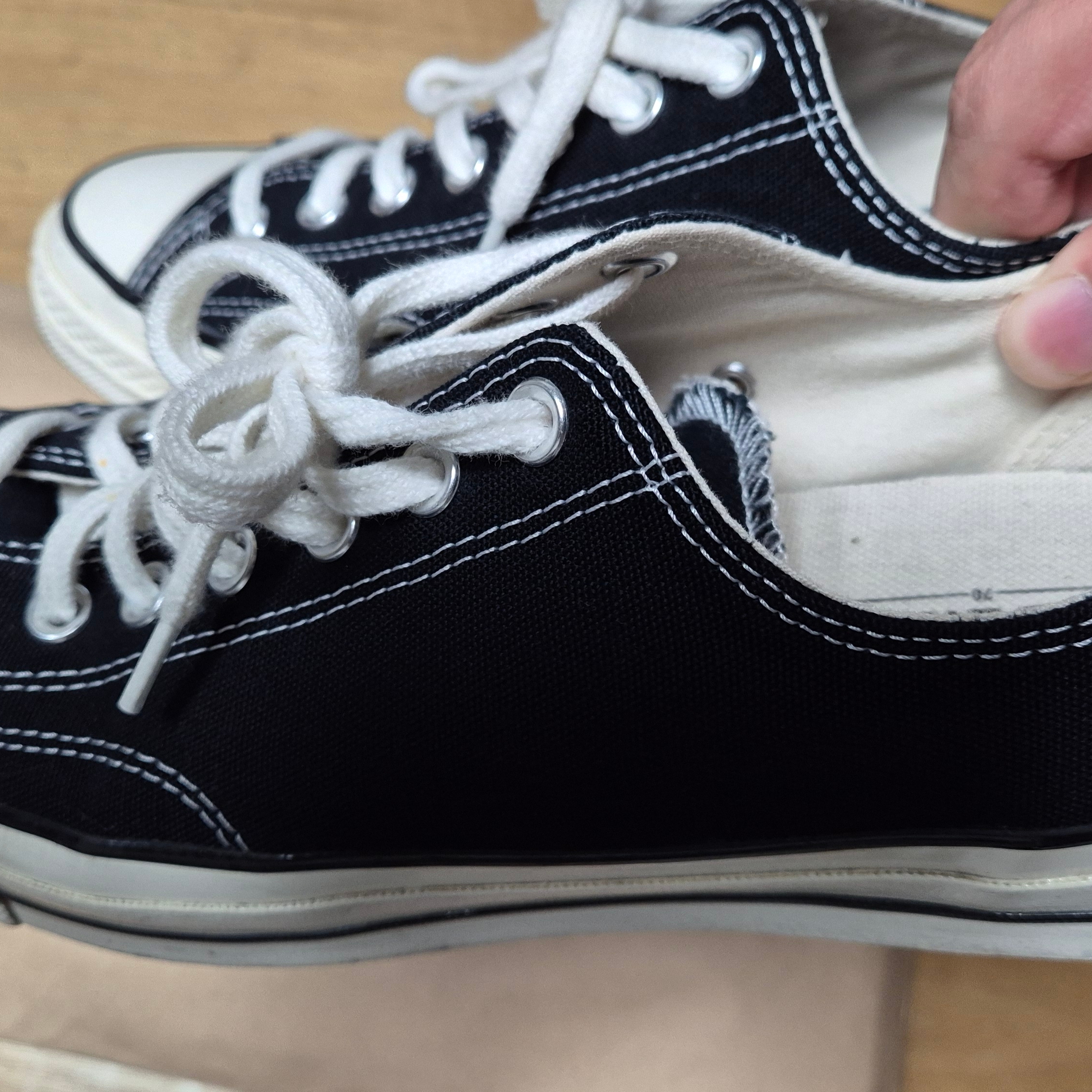 Converse Chuck 70 Ox Black - Standard 착용 스타일