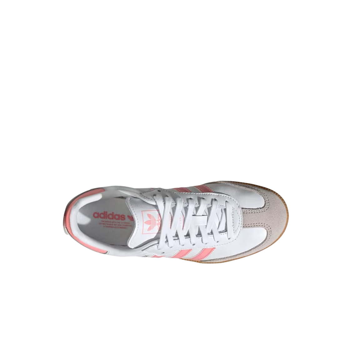 (키즈) 아디다스 삼바 OG 클라우드 화이트 세미 핑크 스파크((Kids) Adidas Samba OG Cloud White Semi Pink Spark) - 2
