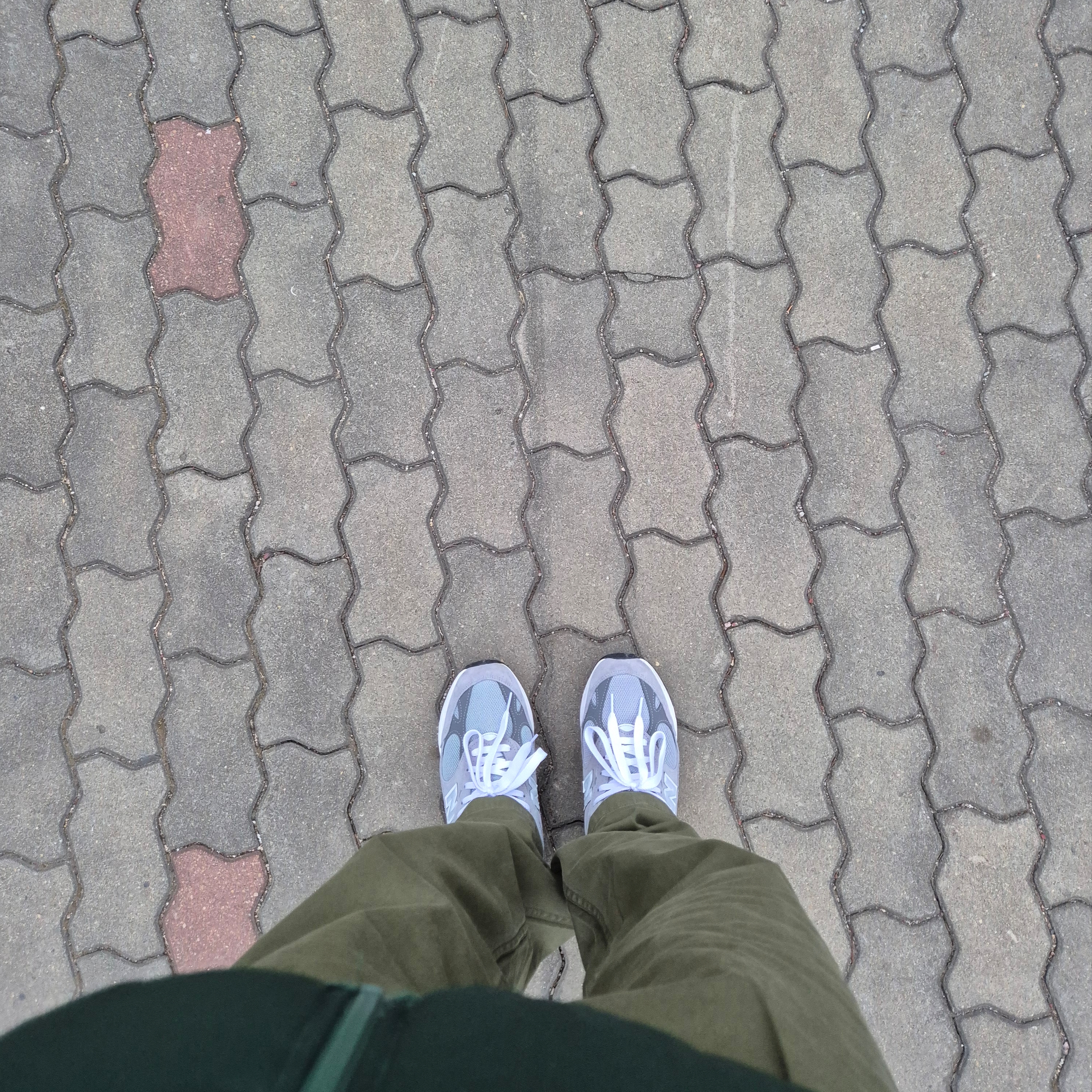 New Balance 993 Made in USA Grey - D Standard 착용 스타일