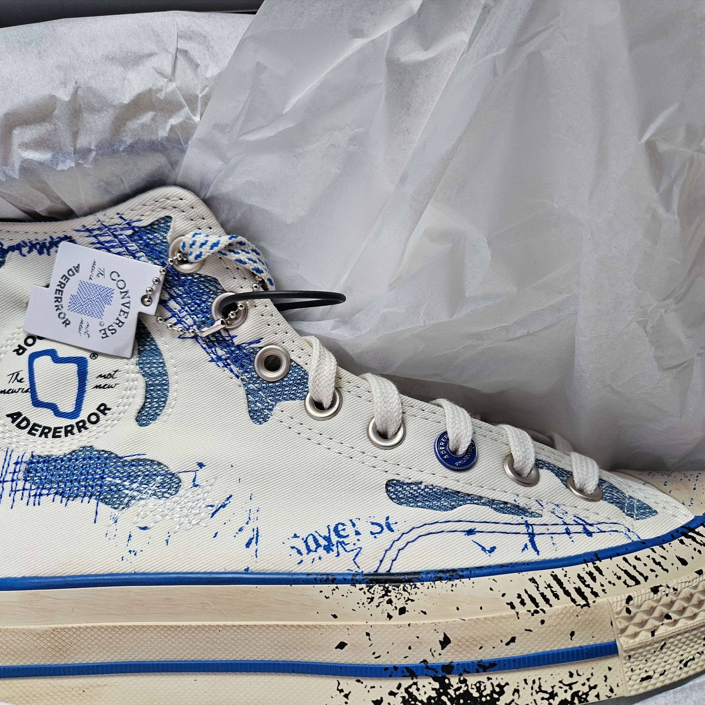 Converse x Ader Error Chuck 70 High White 착용 스타일