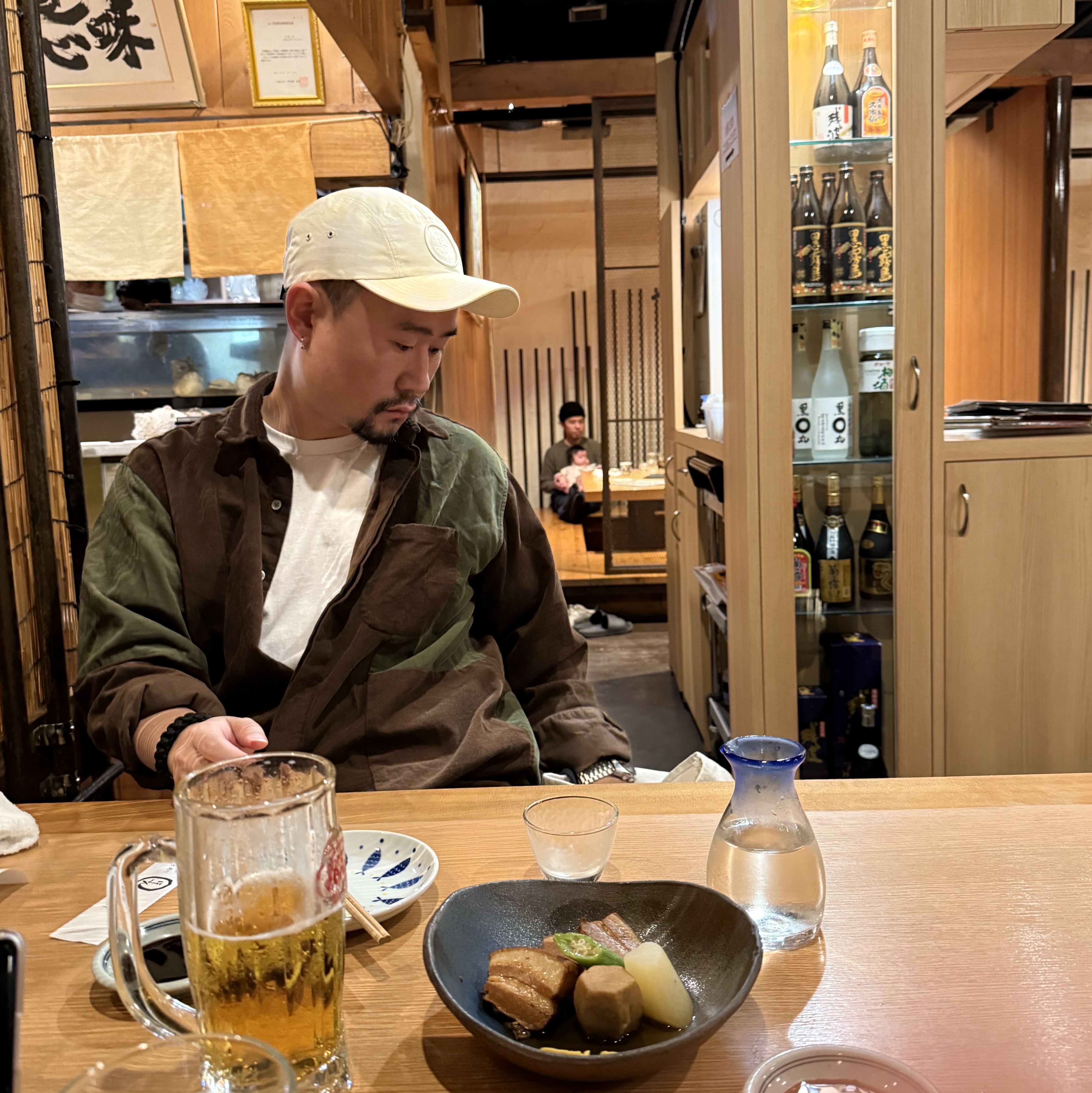 Supreme x Stone Island Reactive Ice Camo Ripstop Camp Cap Tan - 22SS 착용 스타일