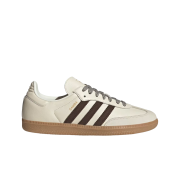 (W) Adidas Samba OG Off White Dark Brown