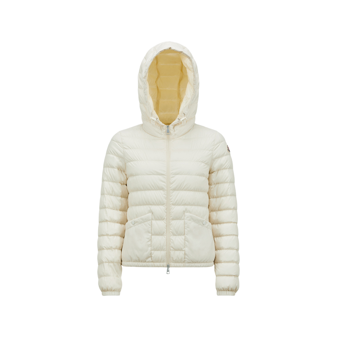 【関税＆送料込み】Moncler 'Hede' Ivory Nylon Down Jacket Moncler 'Hede' Ivory Nylon Down Jacket – BALTINI