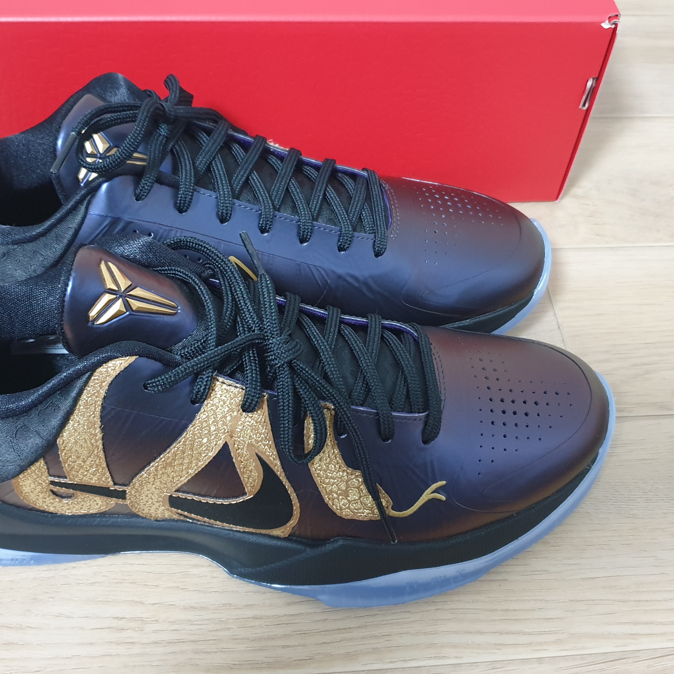 Nike Kobe 5 Protro Year of the Mamba Eggplant 착용 스타일 - 6