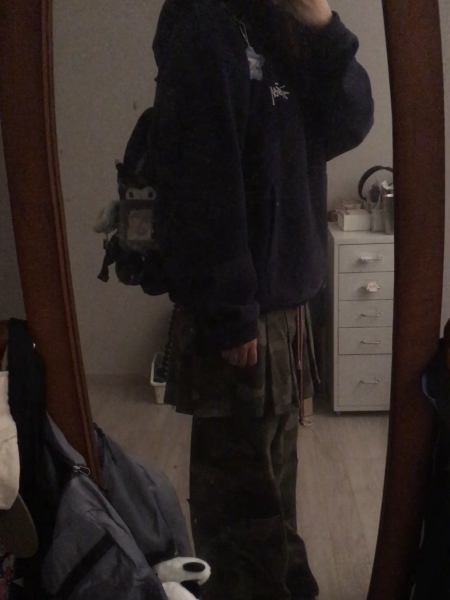 Stussy Basic Stussy Hoodie Navy 2022, Pahisum Wool Stripe Backpack Black 착용 스타일