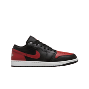 Jordan 1 Low Black Varsity Red