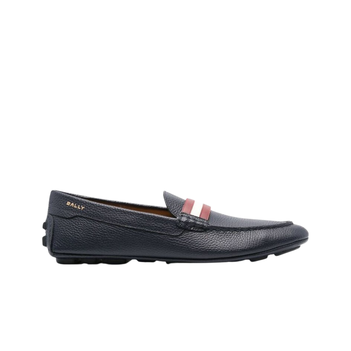 발리 월텍 그레인드 레더 드라이버 로퍼 블랙(Bally Waltec Grained Leather Drivers Loafers Black)
