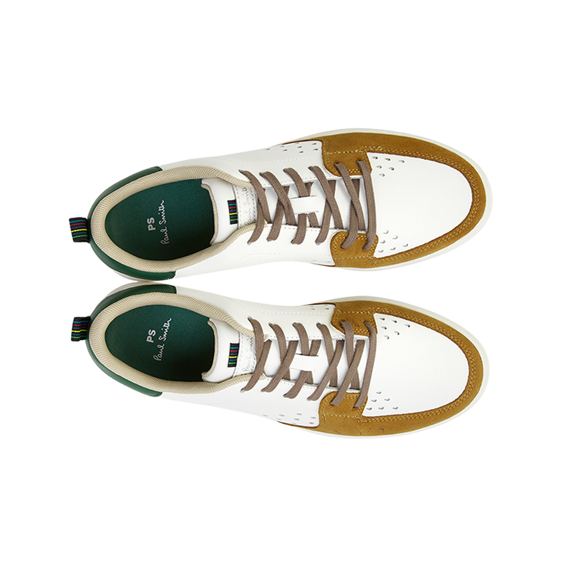 폴 스미스 코스모 카우하이드 코튼 스니커즈 화이트(Paul Smith Cosmo Cowhide Cotton Sneakers White) - 2