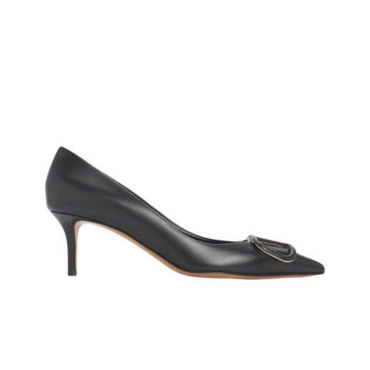 (W) Valentino Vlogo Sandal Black