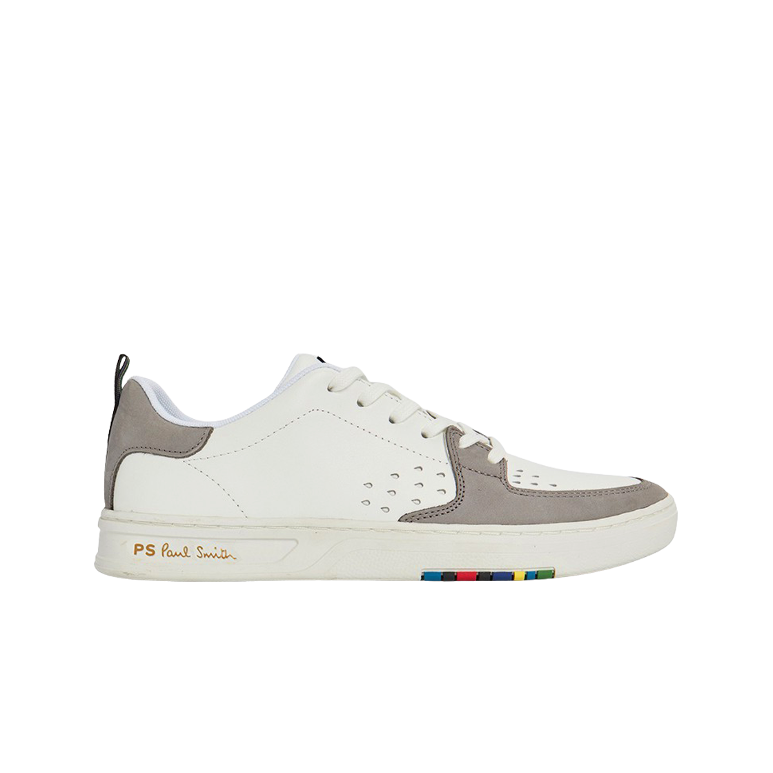 폴 스미스 코스모 카우하이드 코튼 스니커즈 화이트(Paul Smith Cosmo Cowhide Cotton Sneakers White)