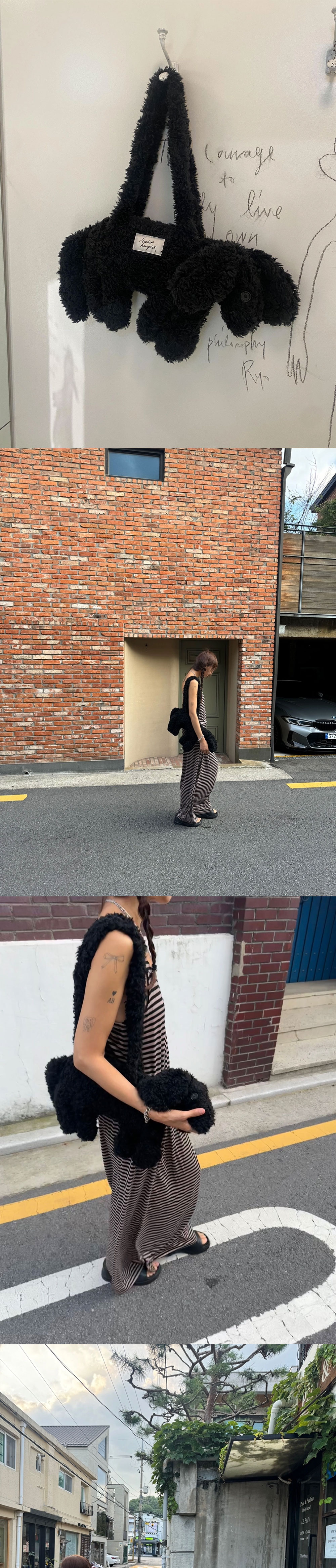 【数量限定】Artist Komplex Gumjunge Dog Shoulder Bag 아티스트컴플렉스 검정이 강아지 숄더백 | ARTIST KOMPLEX | KREAM