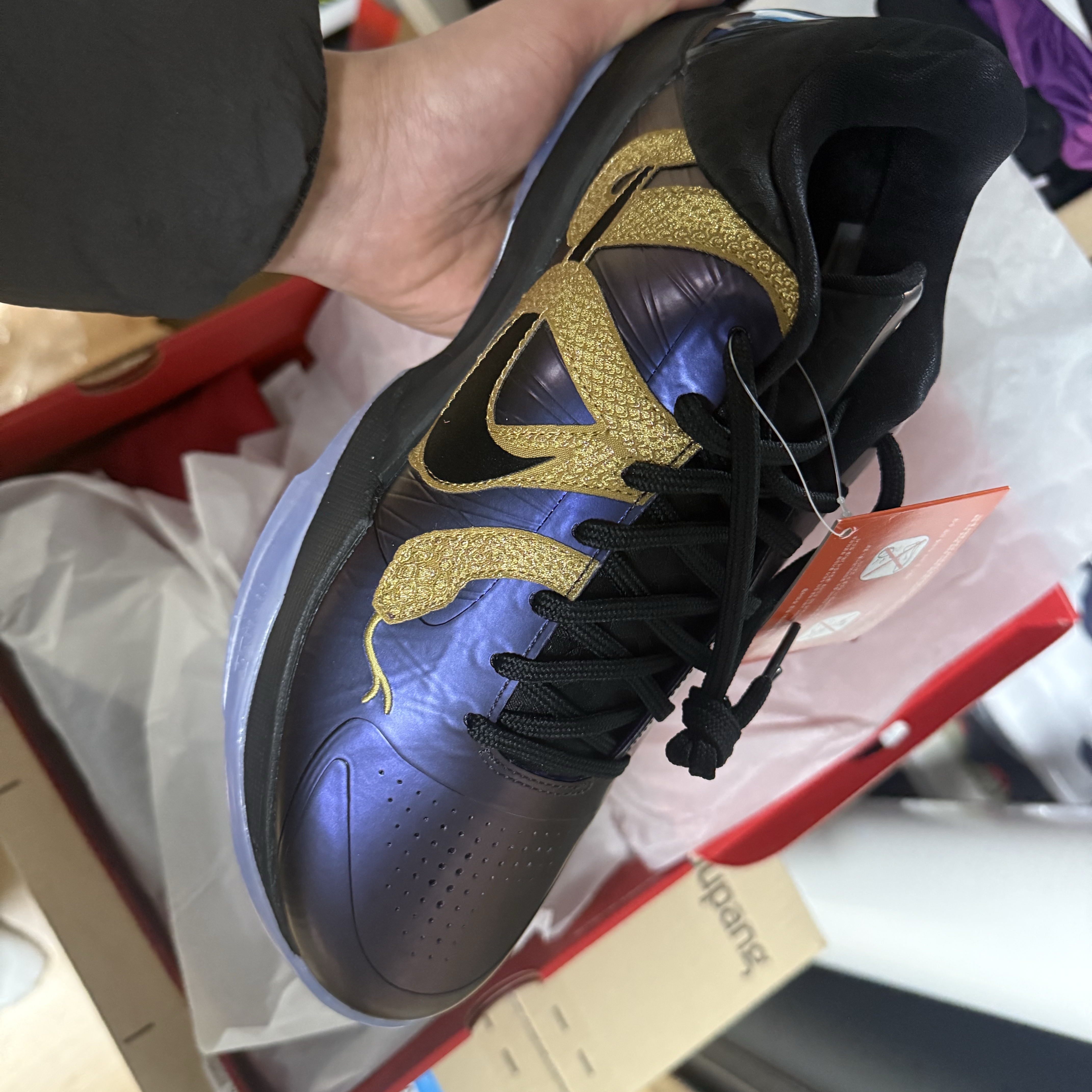Nike Kobe 5 Protro Year of the Mamba Eggplant 착용 스타일 - 2