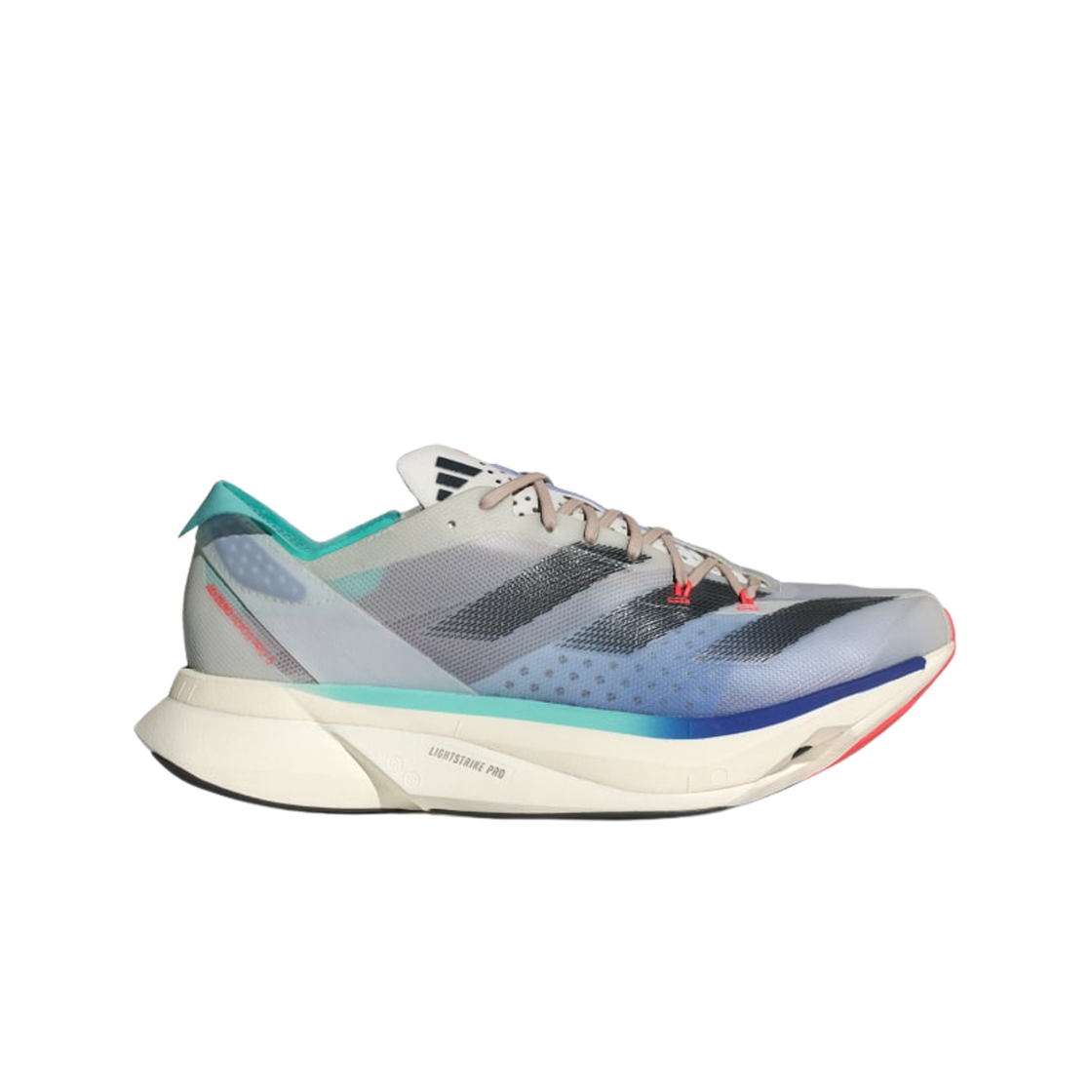 (W) 아디다스 아디제로 아디오스 프로 3 오프 화이트 오로라 잉크((W) Adidas Adizero Adios Pro 3 Off White Aurora Ink)