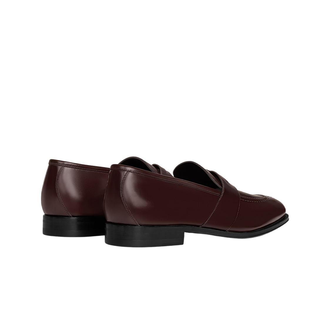 셀린느 말라케 페니 트리옹프 로퍼 폴리쉬드 불 다크 브라운(Celine Malaquais Penny Triomphe Loafer in Polished Bull Dark Brown) - 2