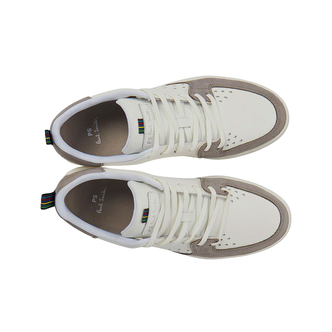폴 스미스 코스모 카우하이드 코튼 스니커즈 화이트(Paul Smith Cosmo Cowhide Cotton Sneakers White) - 2