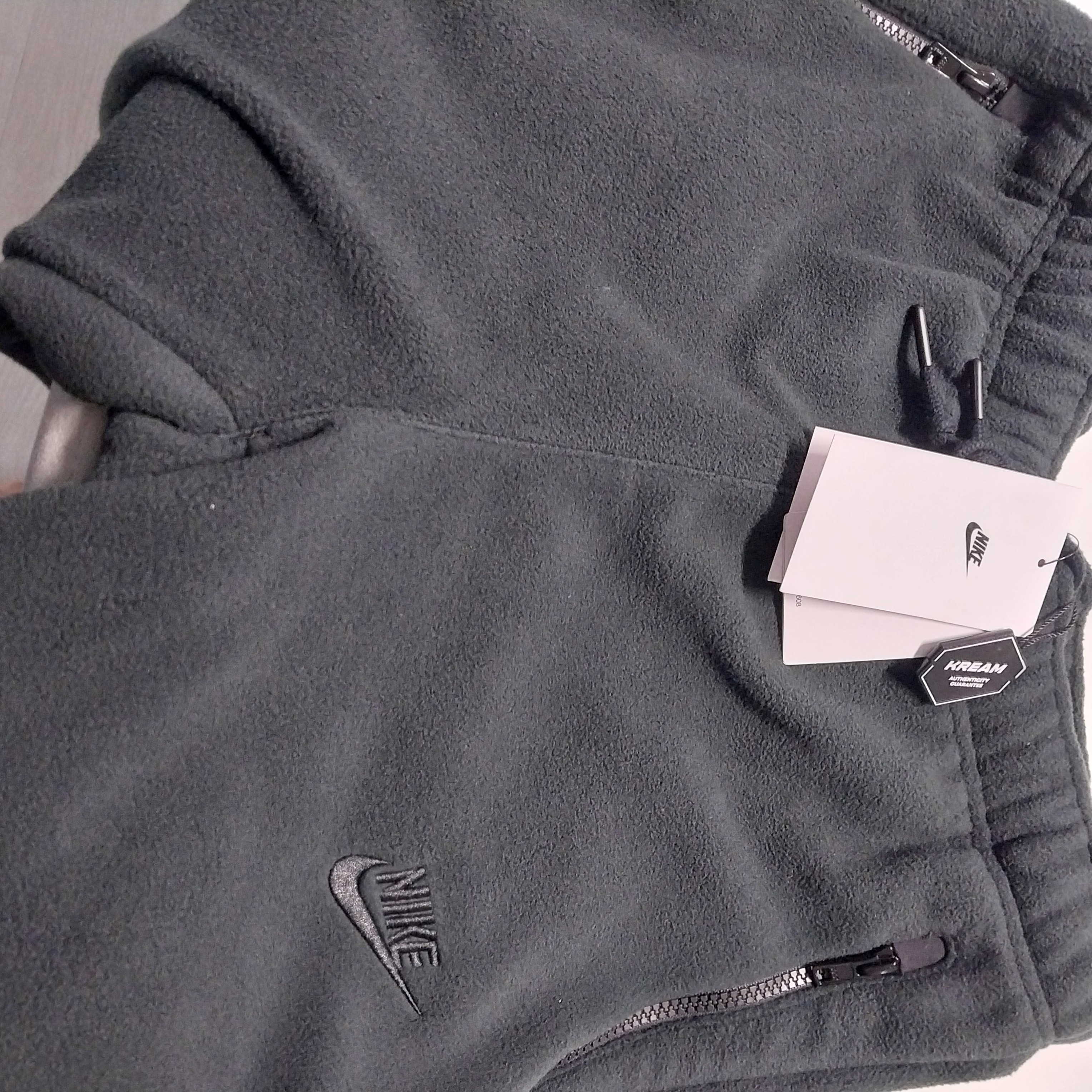 Nike Club Fleece Polar Fleece Pants Black - Asia 착용 스타일 - 1