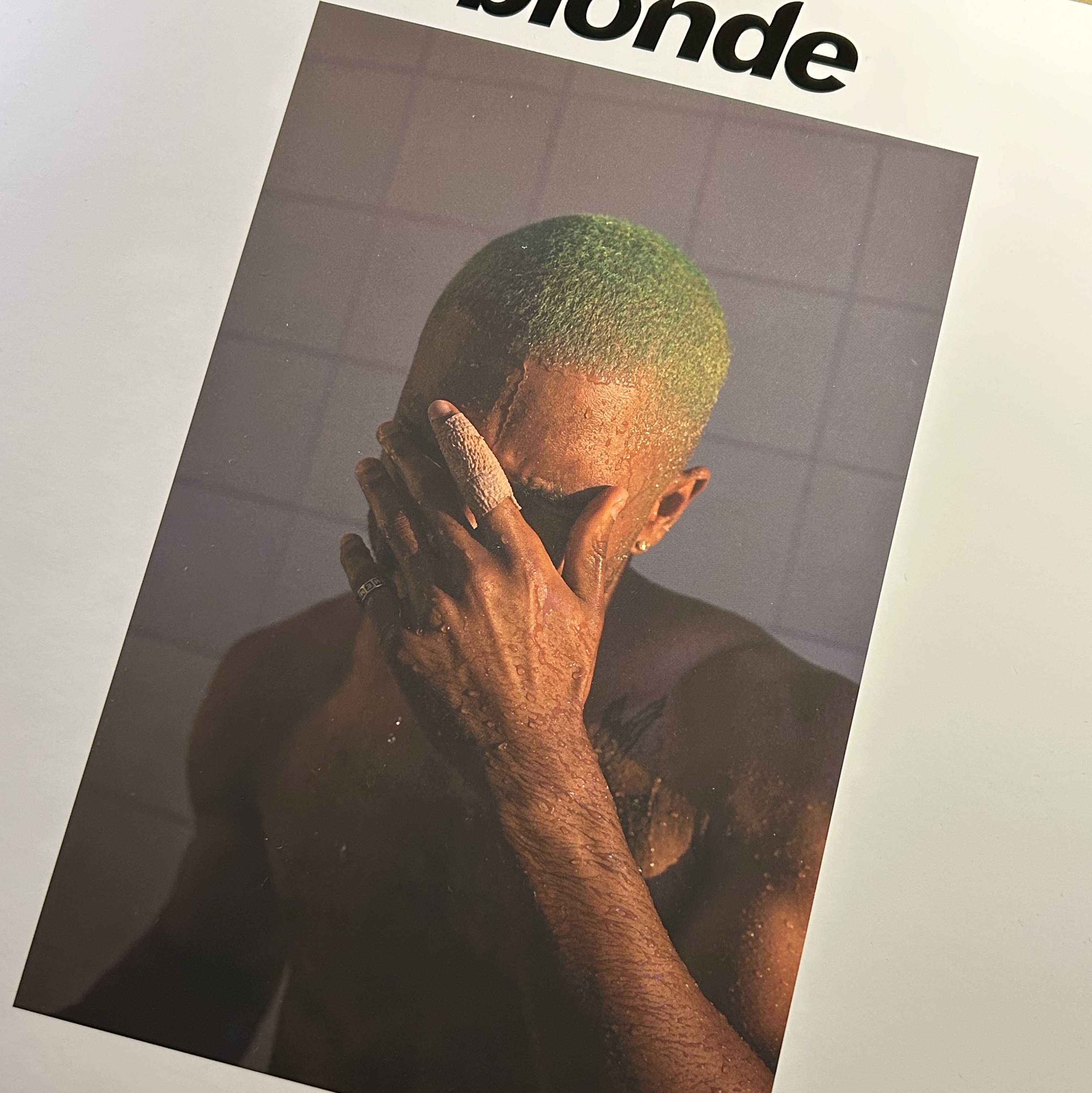 Frank Ocean Blonde Black (2LP) 착용 스타일 - 1
