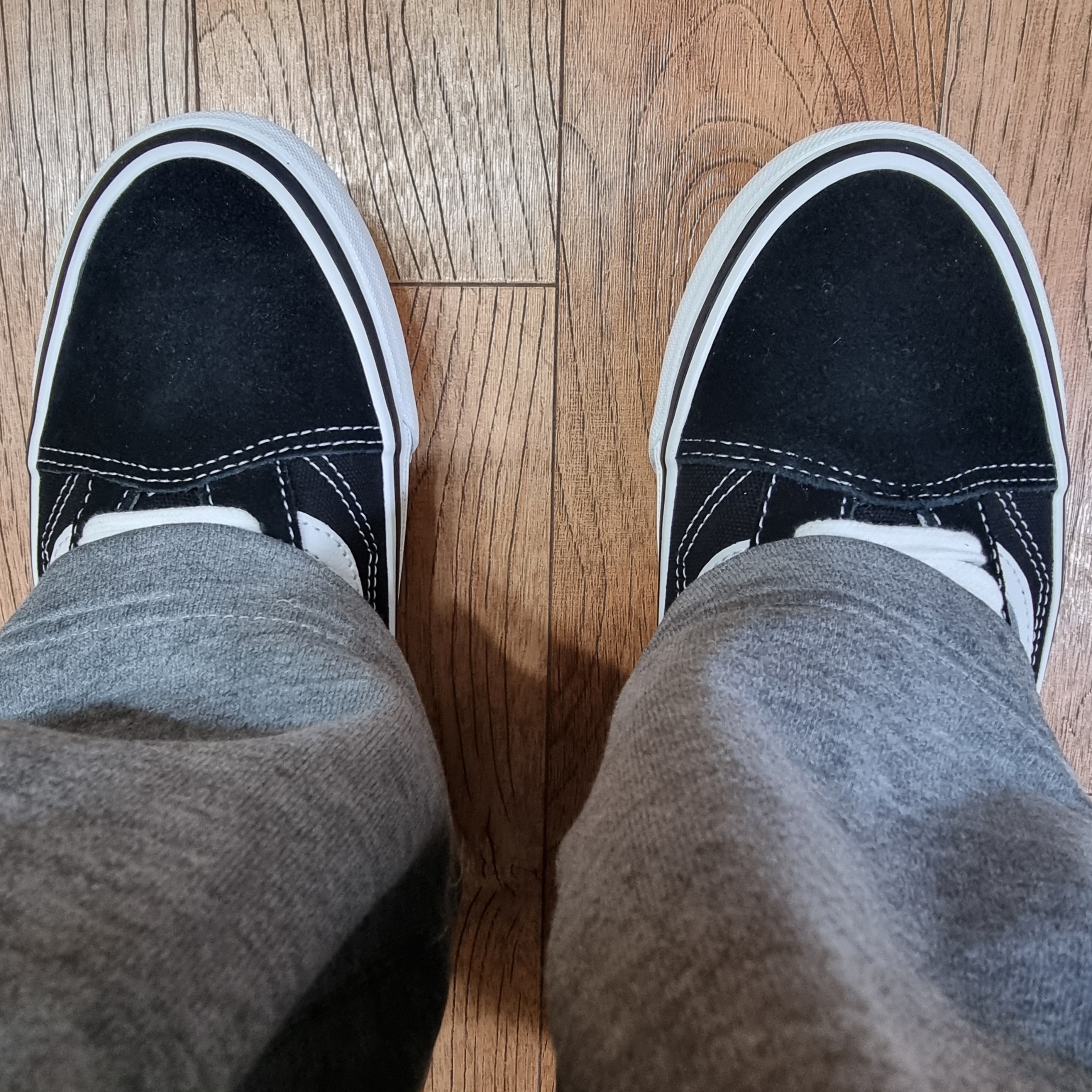 Vans x CDG OTW Old Skool Black 착용 스타일 - 1