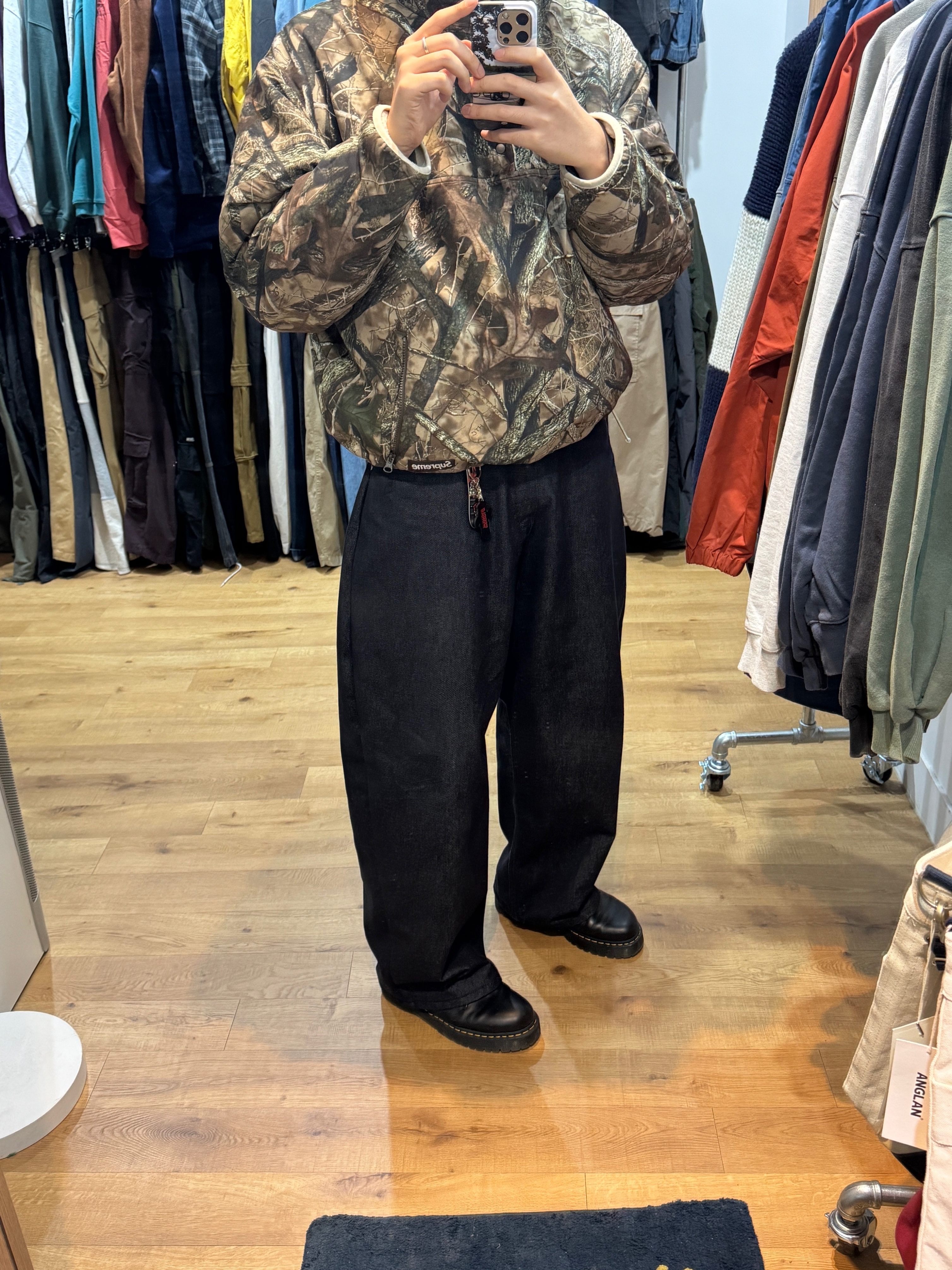POTS All Day Hoodie Brown, Supreme Polartec Shearling Reversible Pullover TrueTimber HTC Fall Camo - 24FW 착용 스타일 - 2