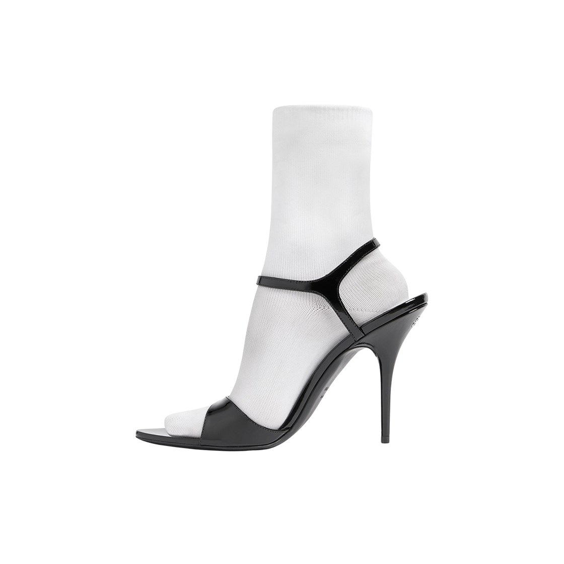 (W) 발렌시아가 에비뉴 삭 110mm 샌들 블랙 화이트((W) Balenciaga Avenue Sock 110mm Sandal Black White) - 2