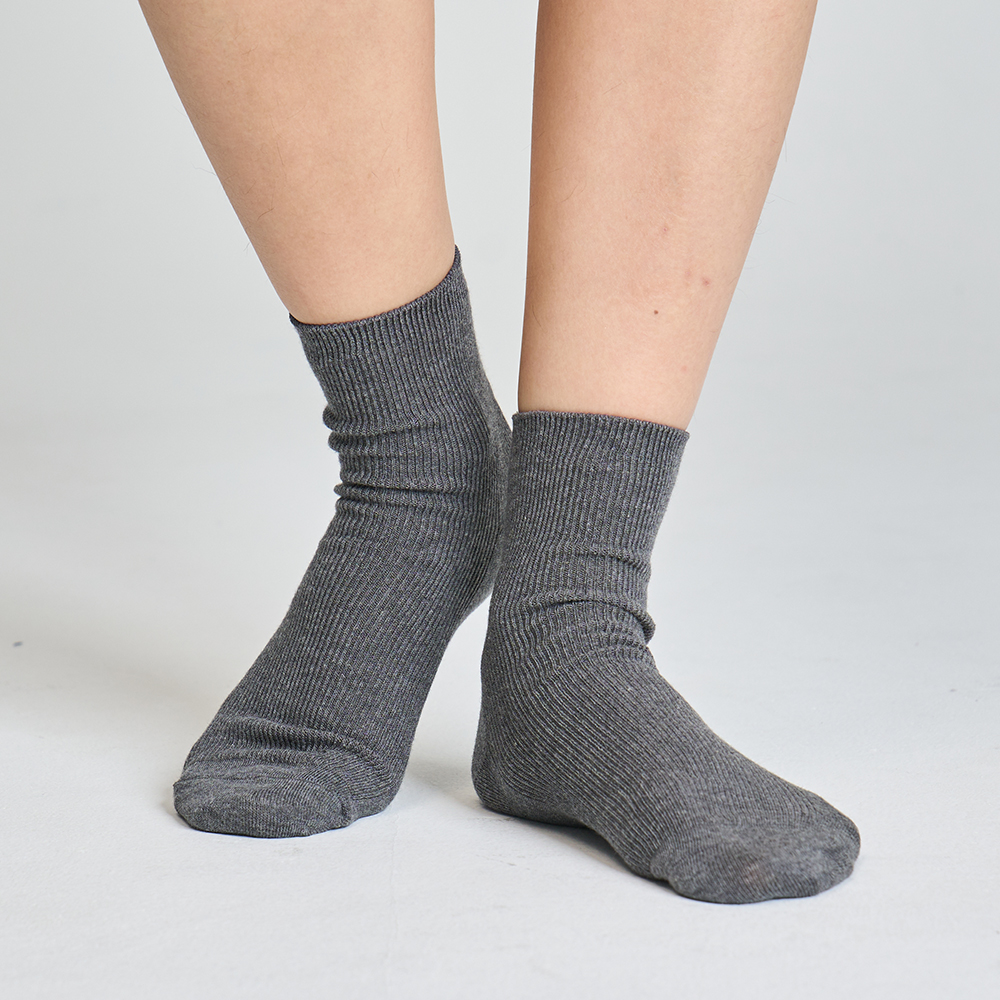 [3% 적립] 에이원 갑종 니트리브 미니양말 5팩 진회색([3% 적립] (W) Aone Premium Knit Mini Socks 5-Pack Charcoal Gray) - 2