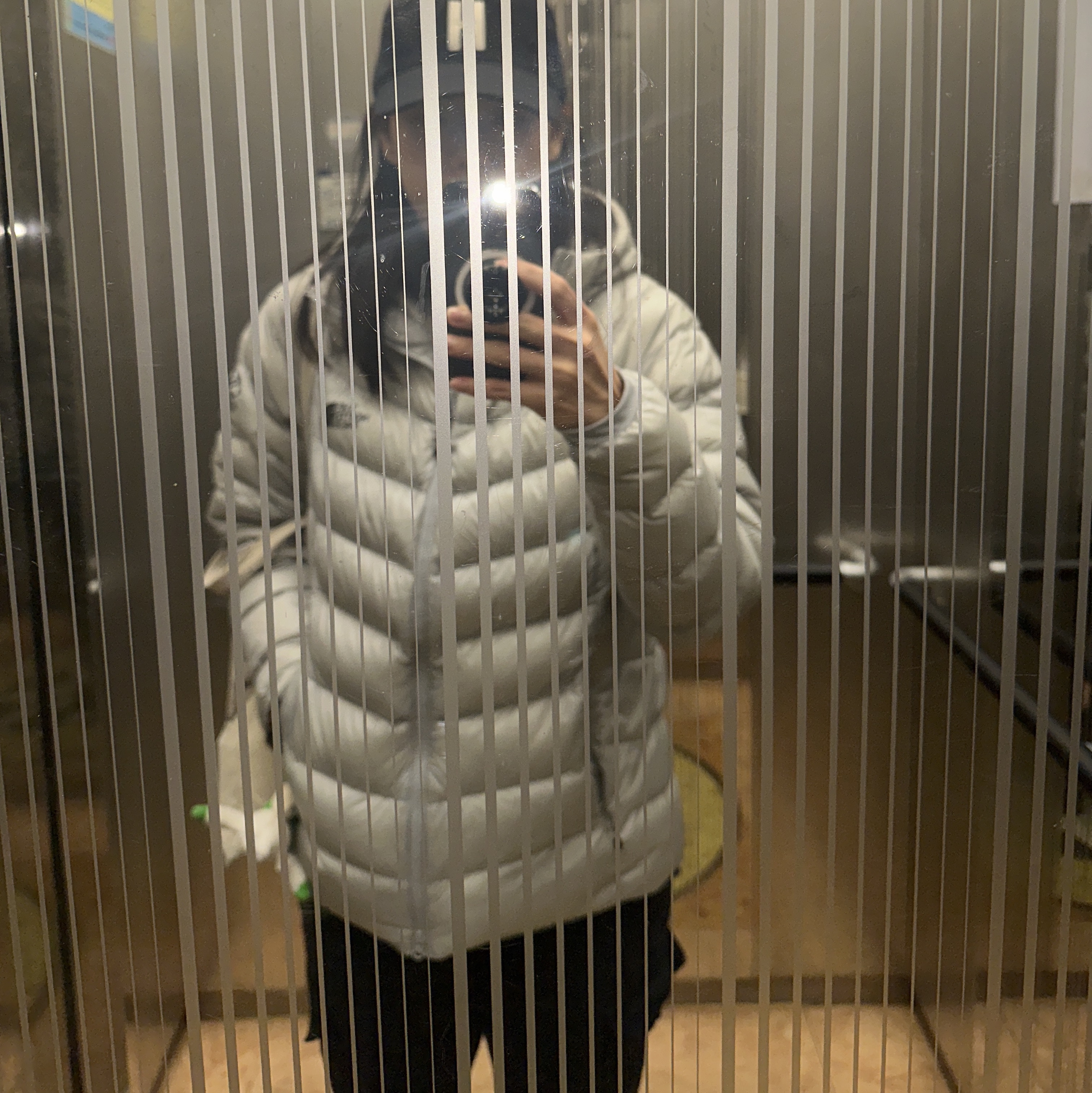 (W) The North Face Summit Mattehorn RDS Down Jacket Silver 착용 스타일