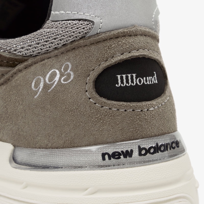 New Balance x JJJJound 993 Made in USA Mushroom White 착용 스타일 - 4