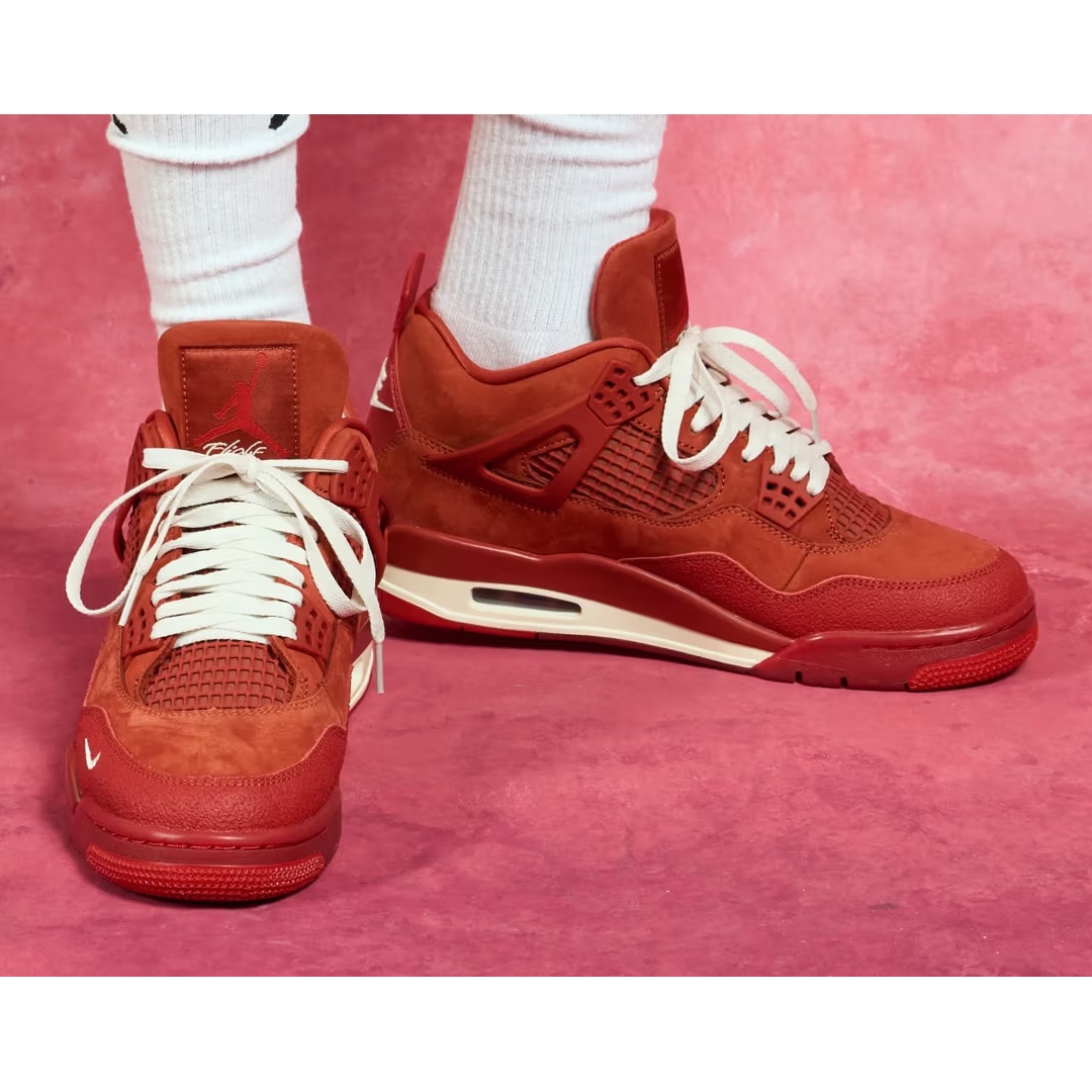 Jordan 4 x Nigel Sylvester Retro OG SP Brick by Brick 착용 스타일 - 4
